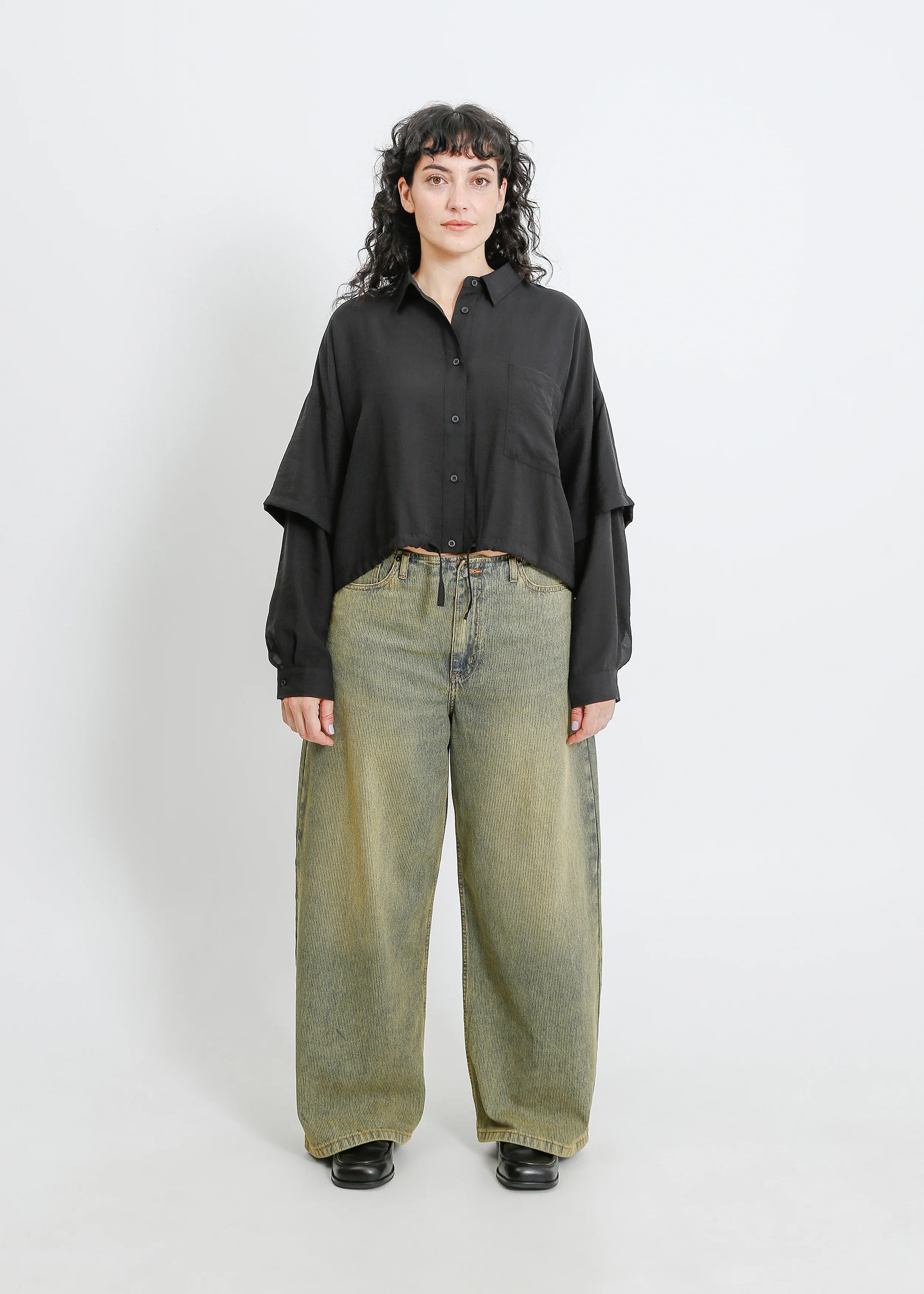 Adlina Shirt / Black - Image 7