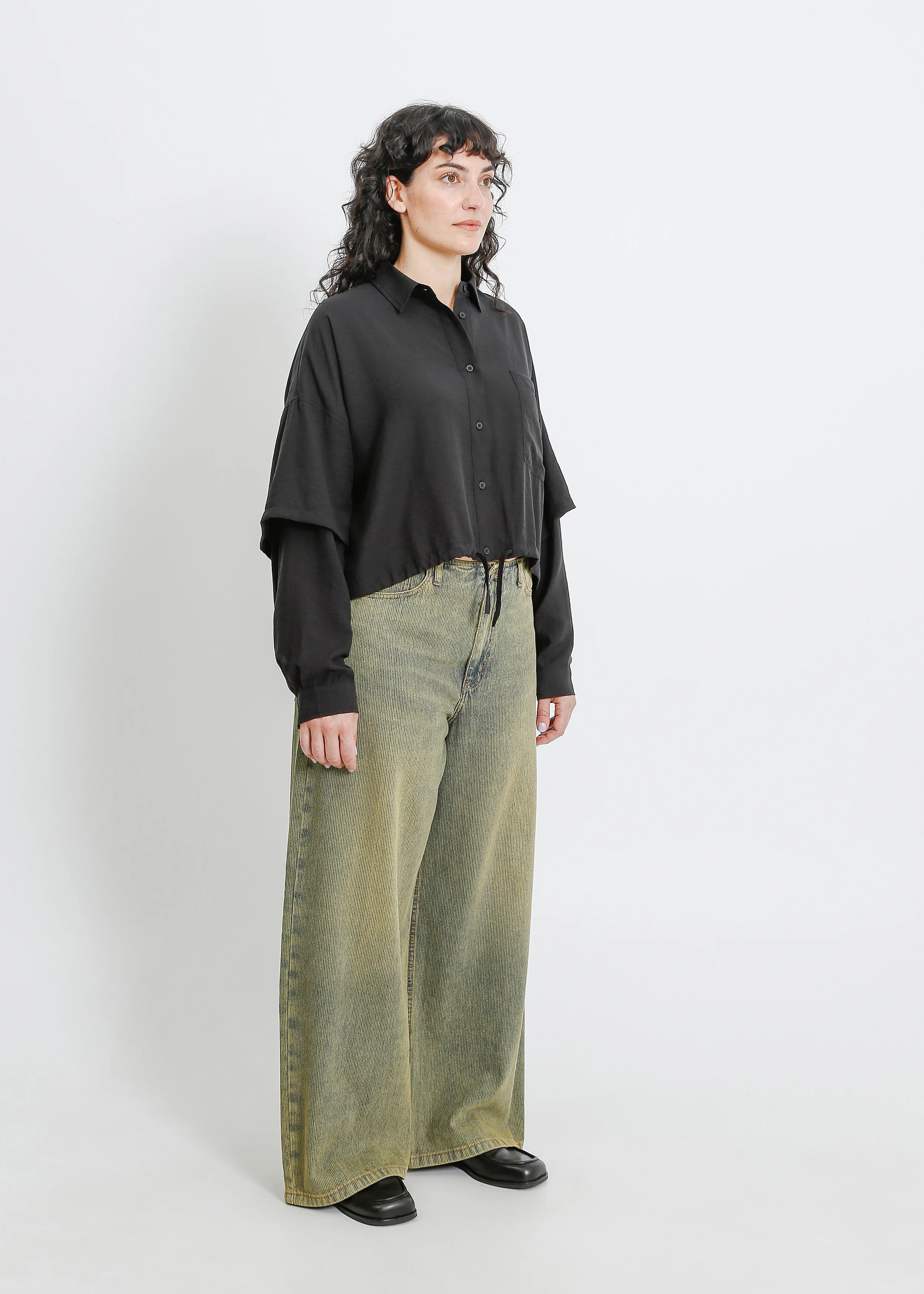 Adlina Shirt / Black - Image 8