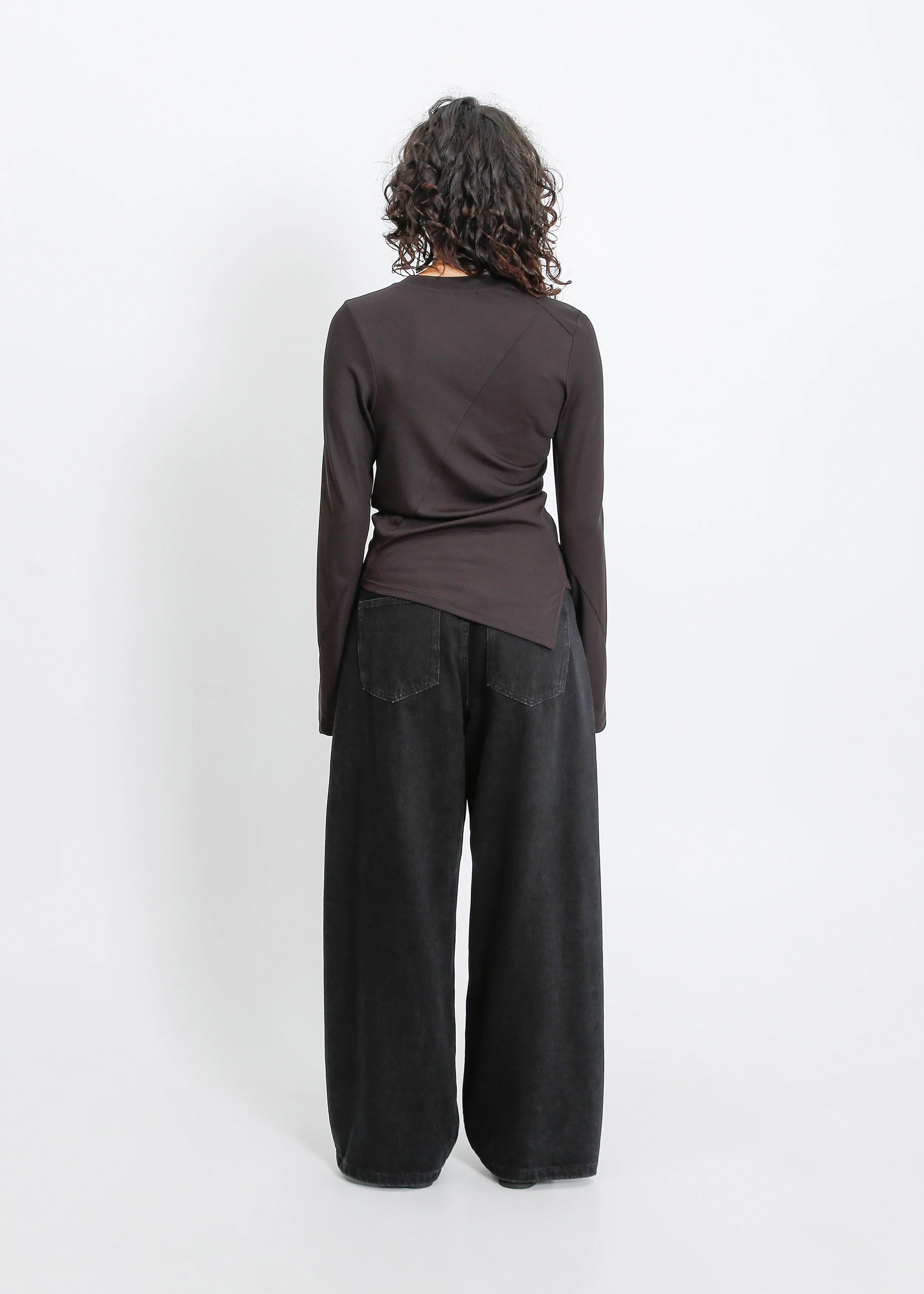 Amelia Twist Top / Black - Image 4