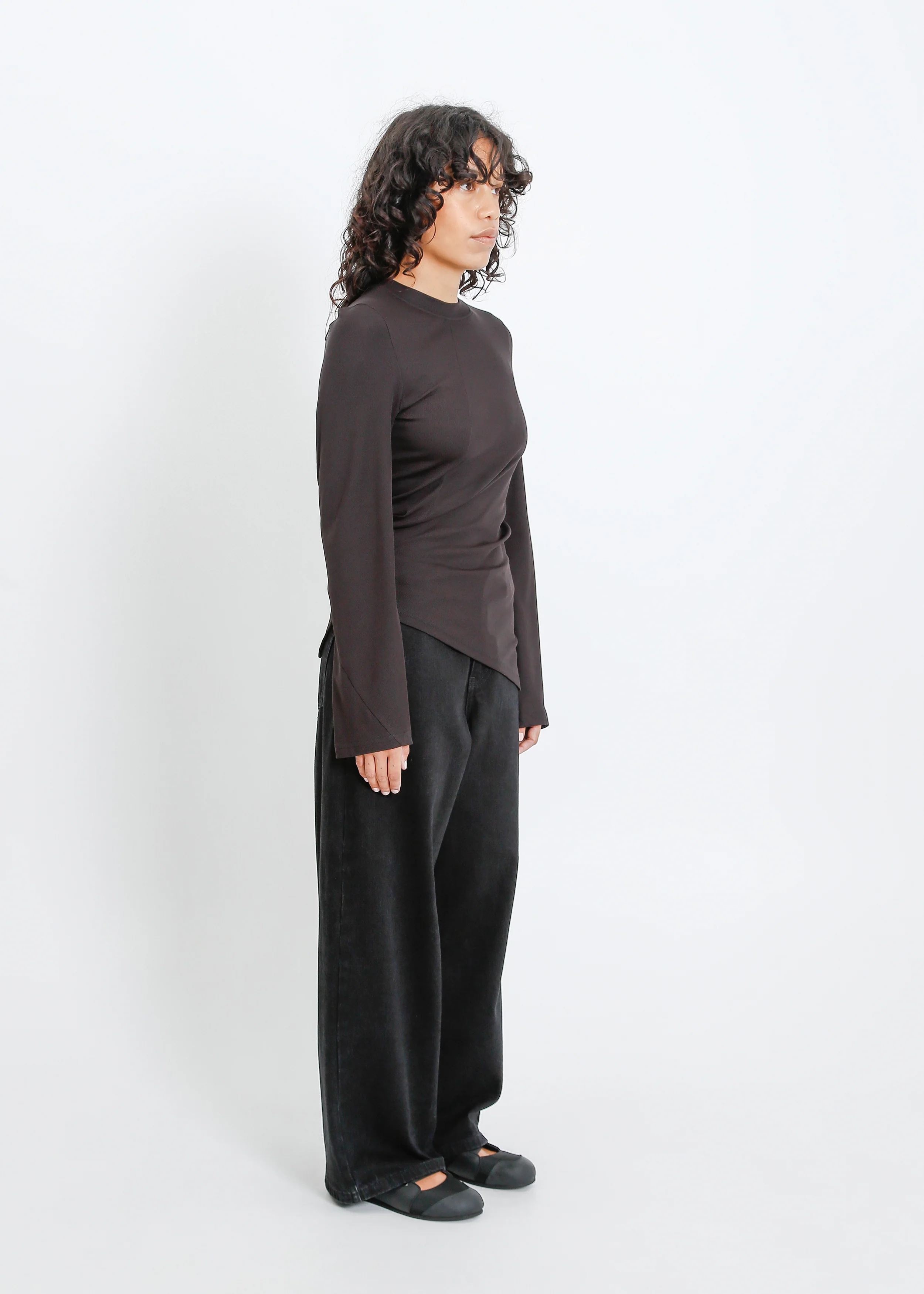 Amelia Twist Top / Black - Image 5