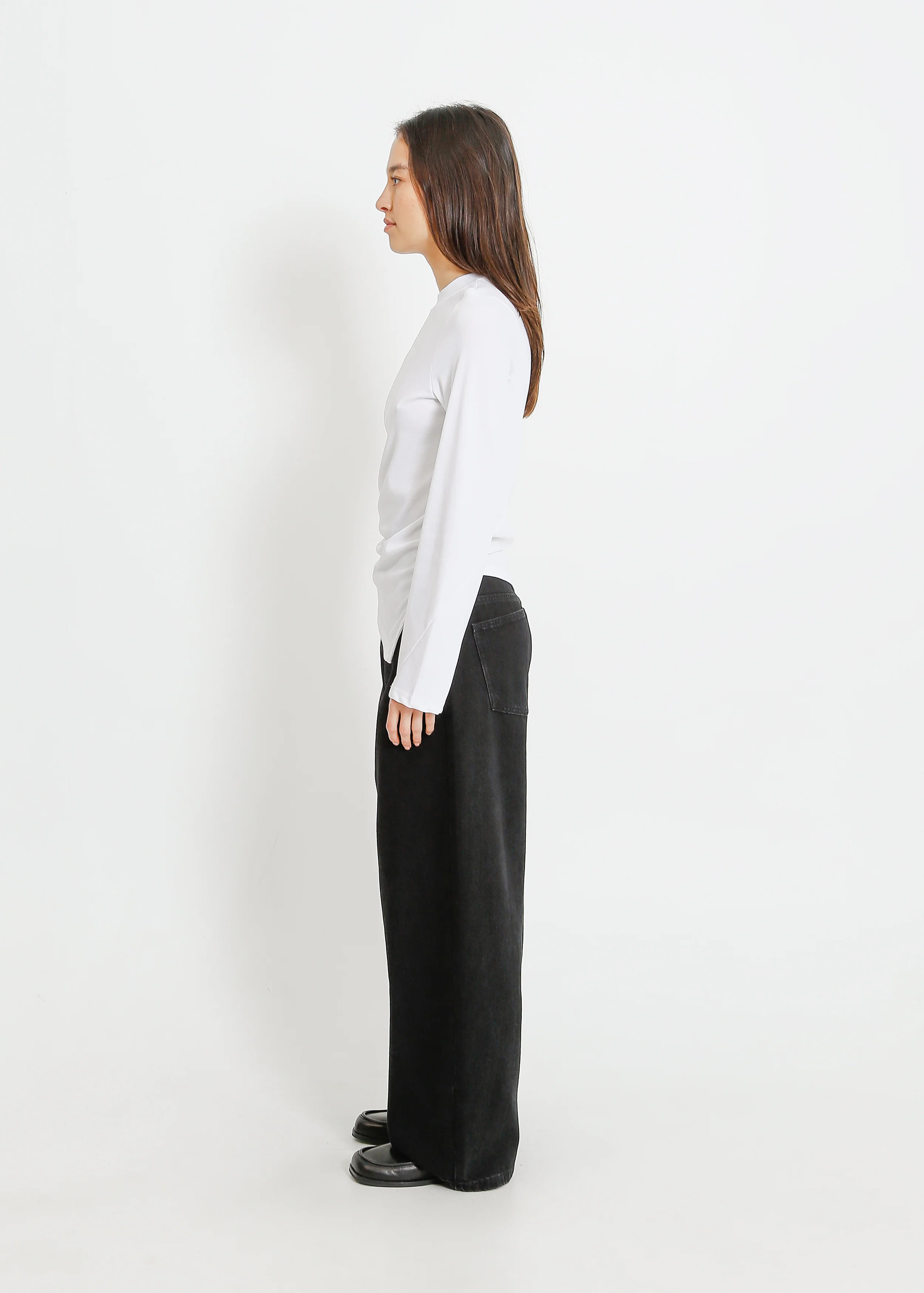 Amelia Twist Top / White - Image 3