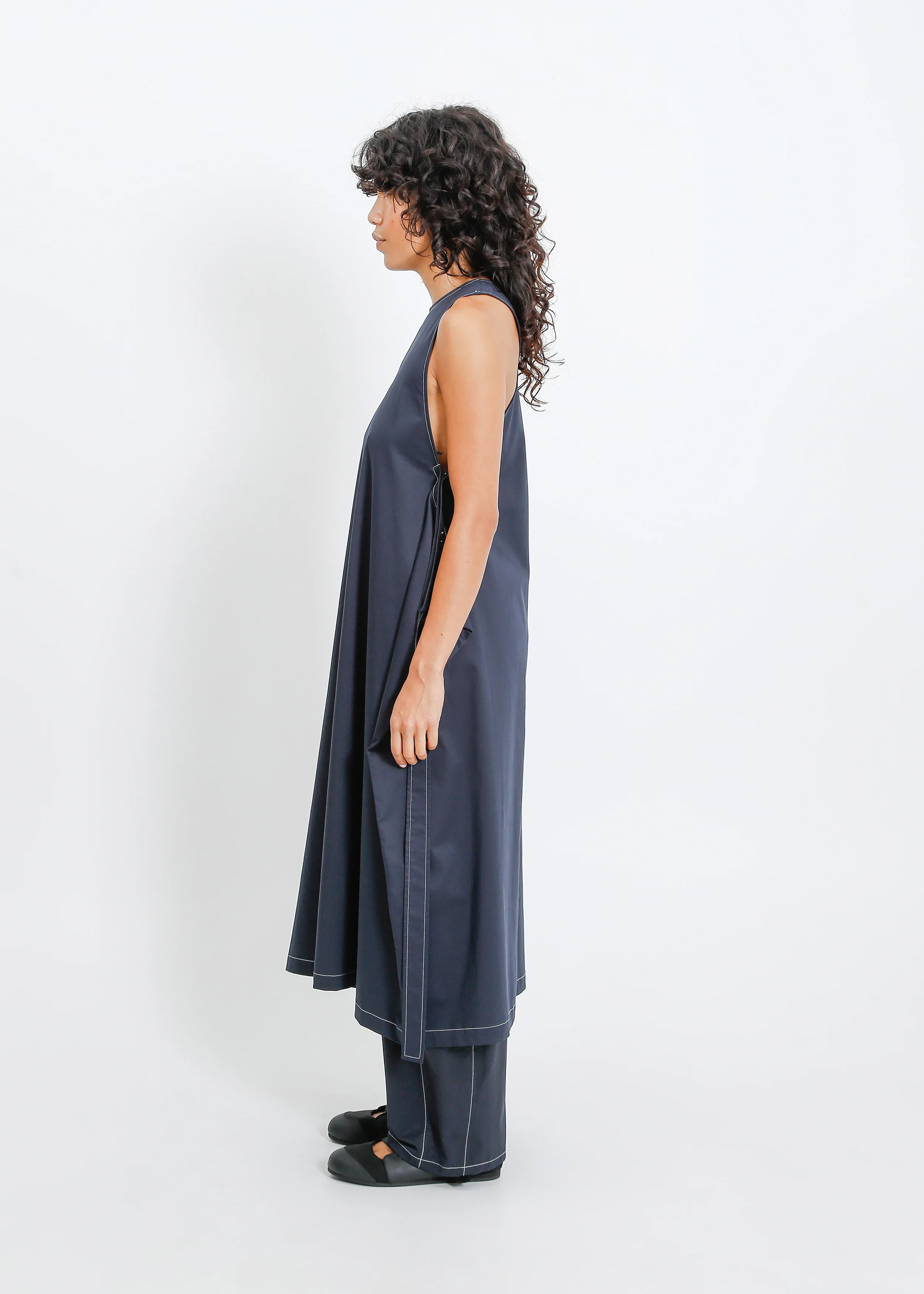 Archer Pinafore / Navy - Image 3