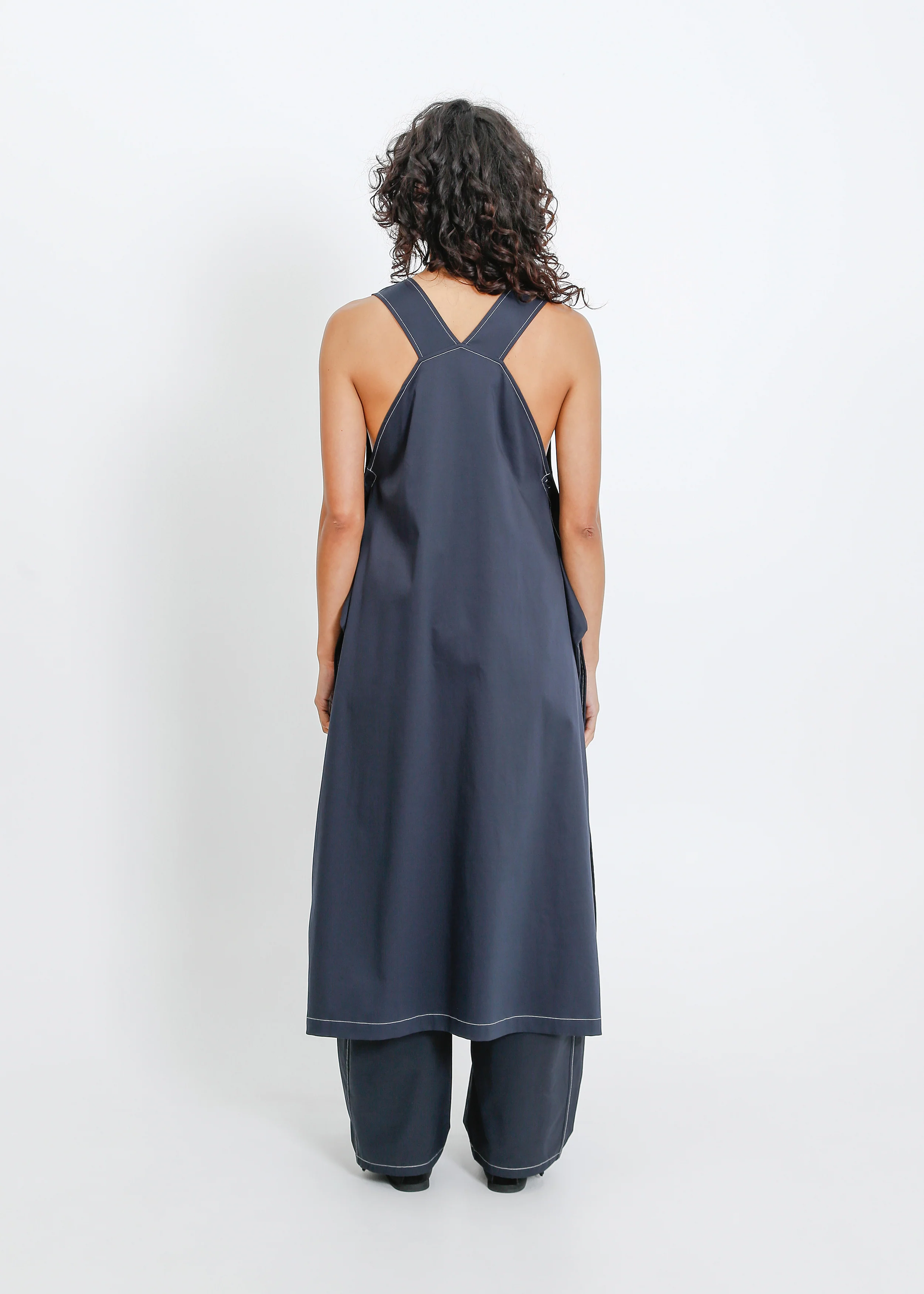 Archer Pinafore / Navy - Image 4