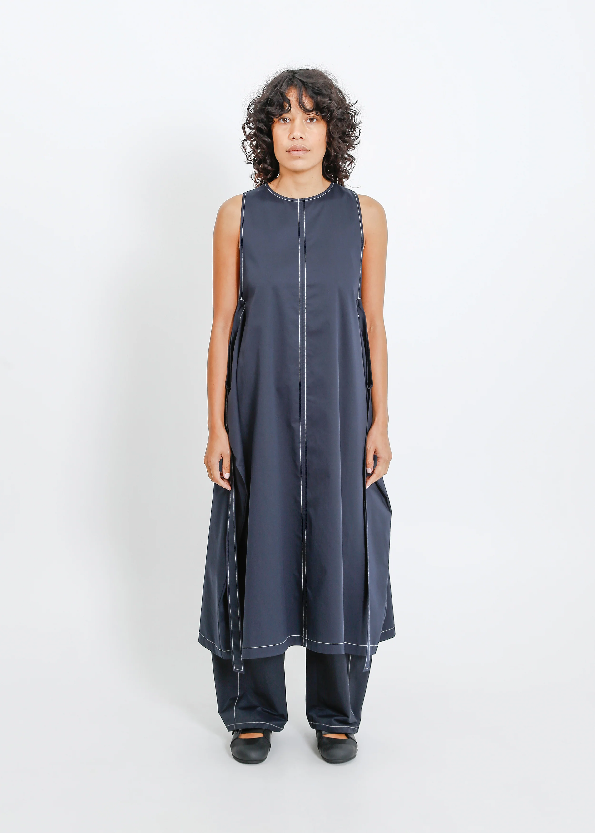 Archer Pinafore / Navy - Image 5