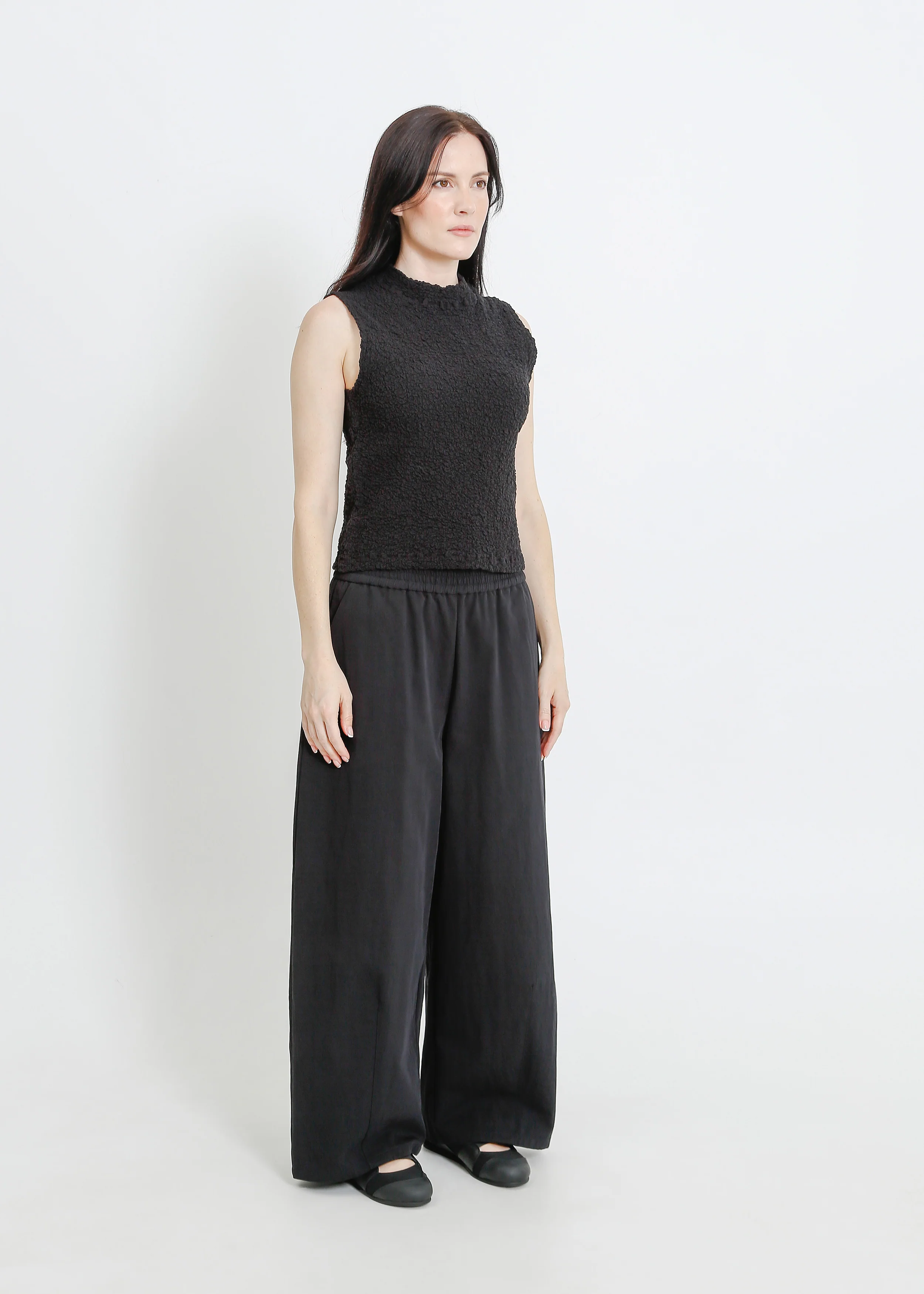 Artis Pleat Top / Black - Image 2
