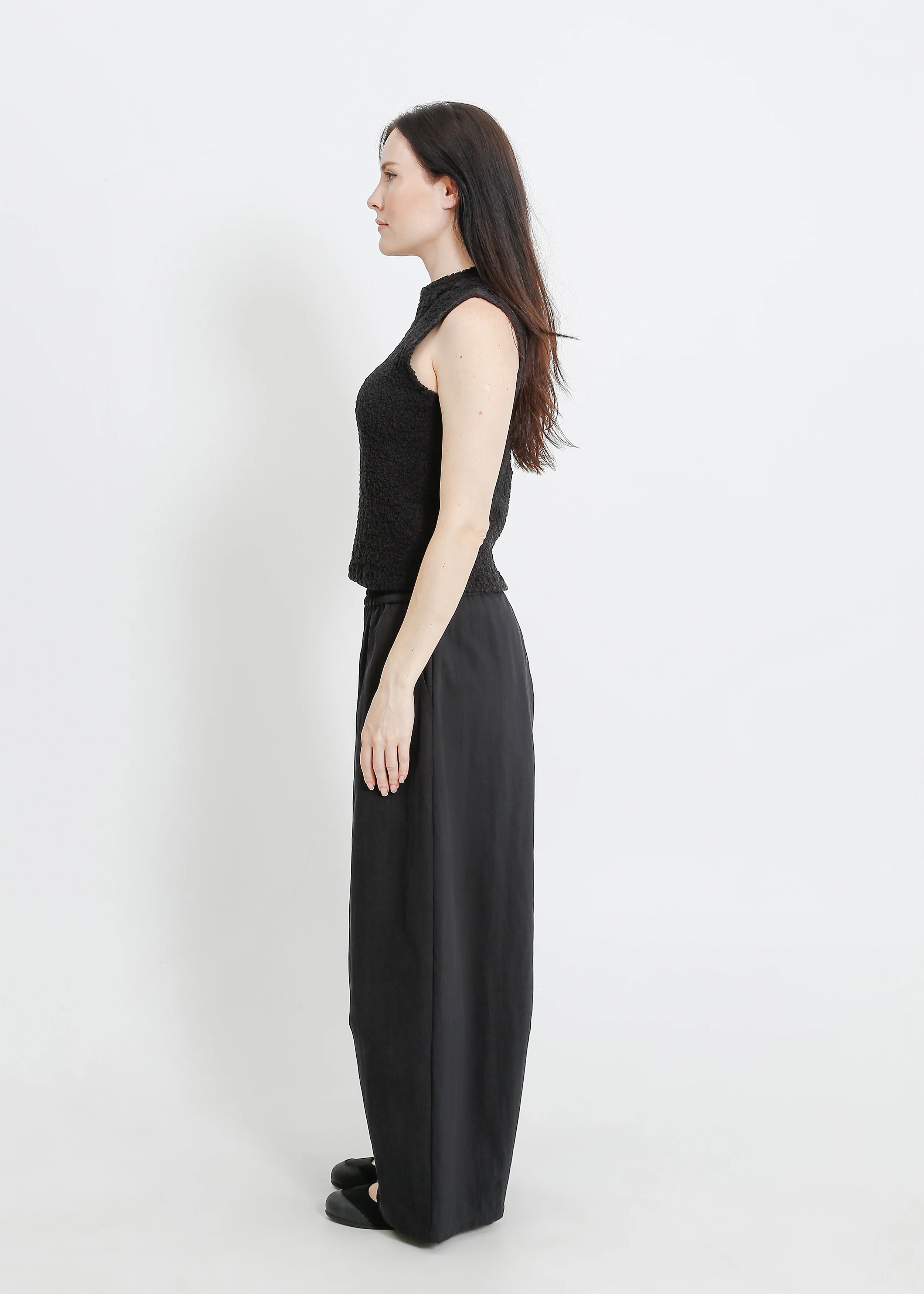 Artis Pleat Top / Black - Image 3