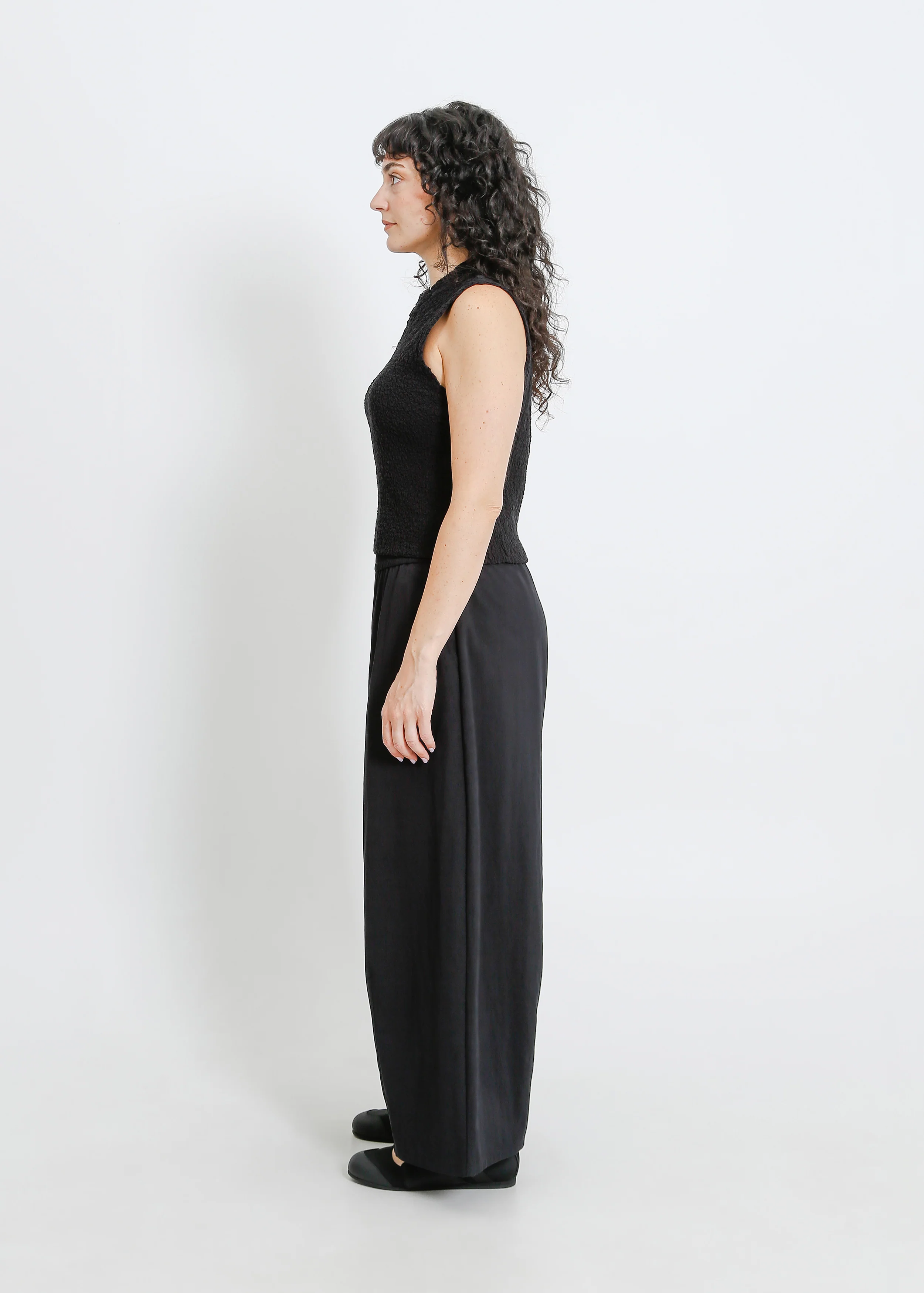 Artis Pleat Top / Black - Image 8
