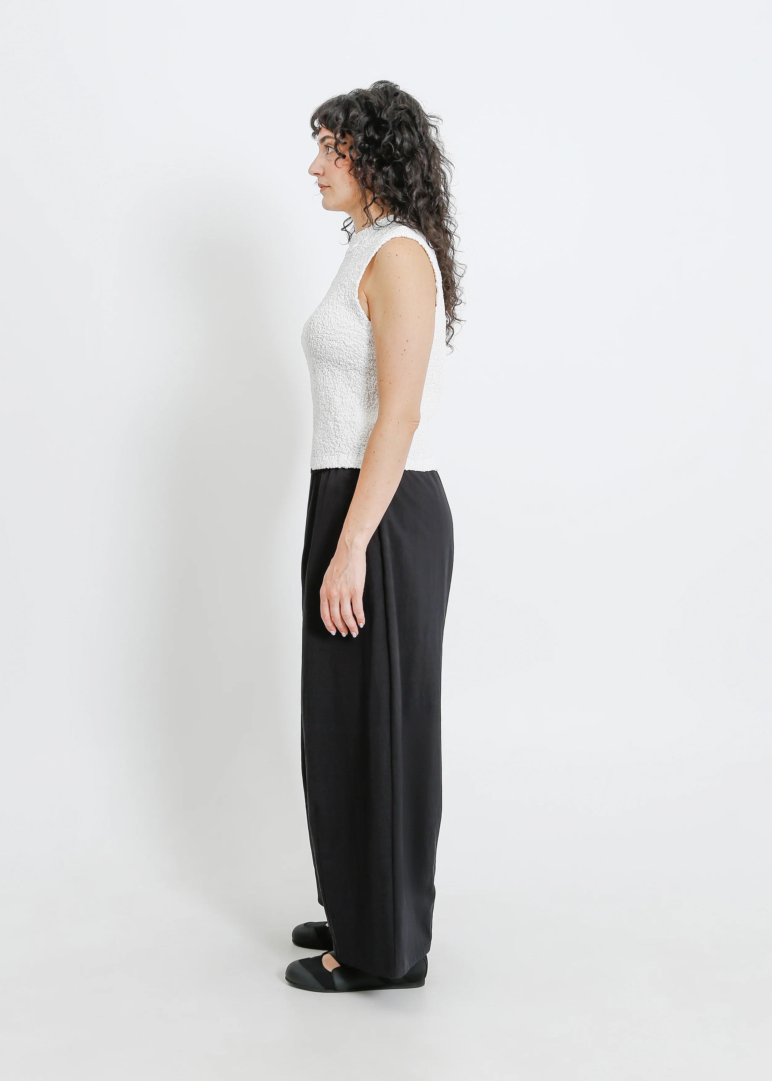 Artis Pleat Top / White - Image 3