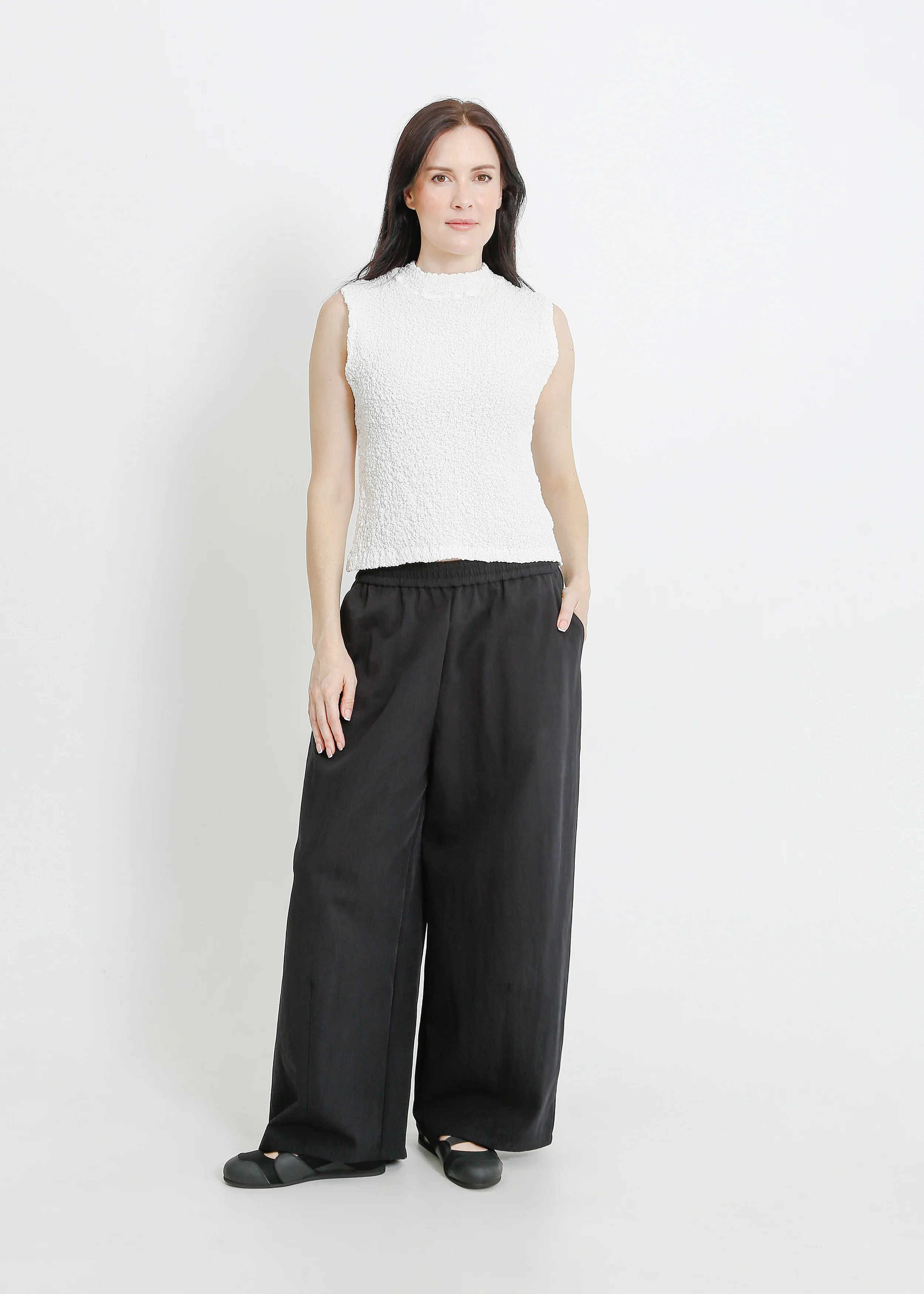 Artis Pleat Top / White - Image 6