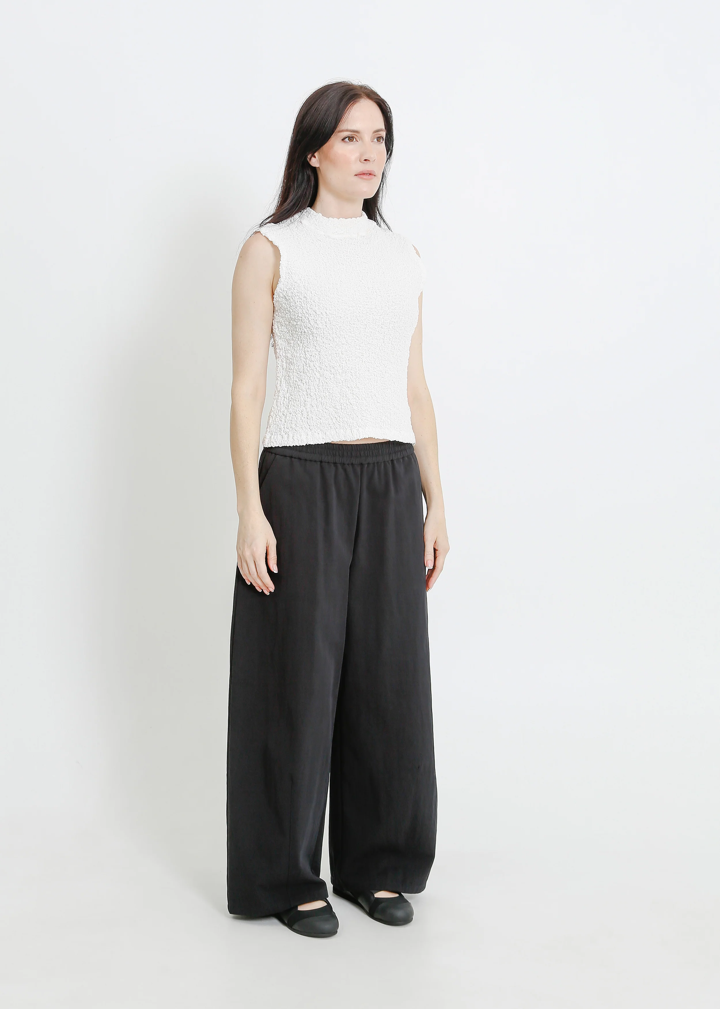 Artis Pleat Top / White - Image 7