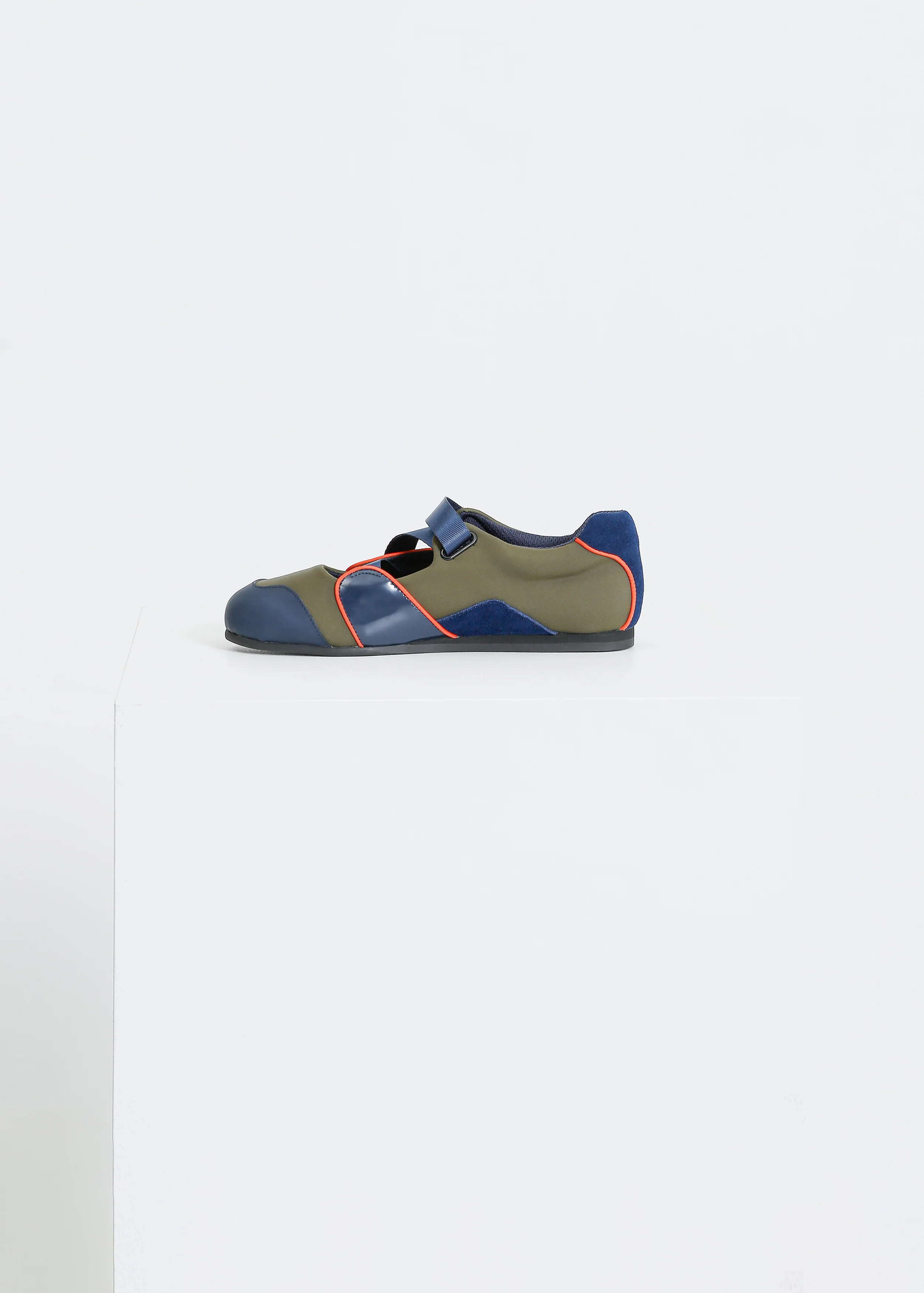 Beck Sneaker / Navy-Khaki-Flame - Image 5