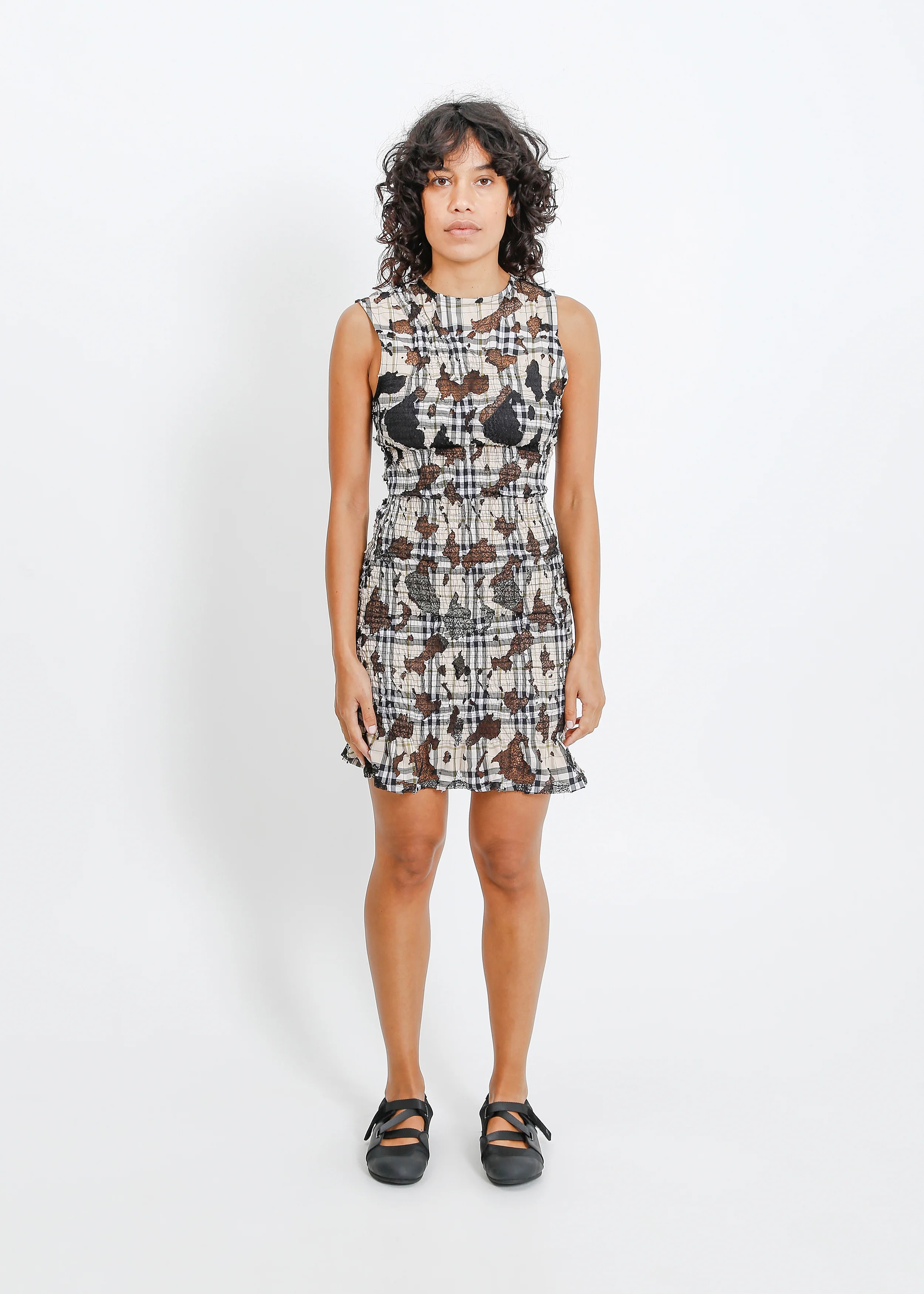Brennan Dress / Moss-Black - Image 5