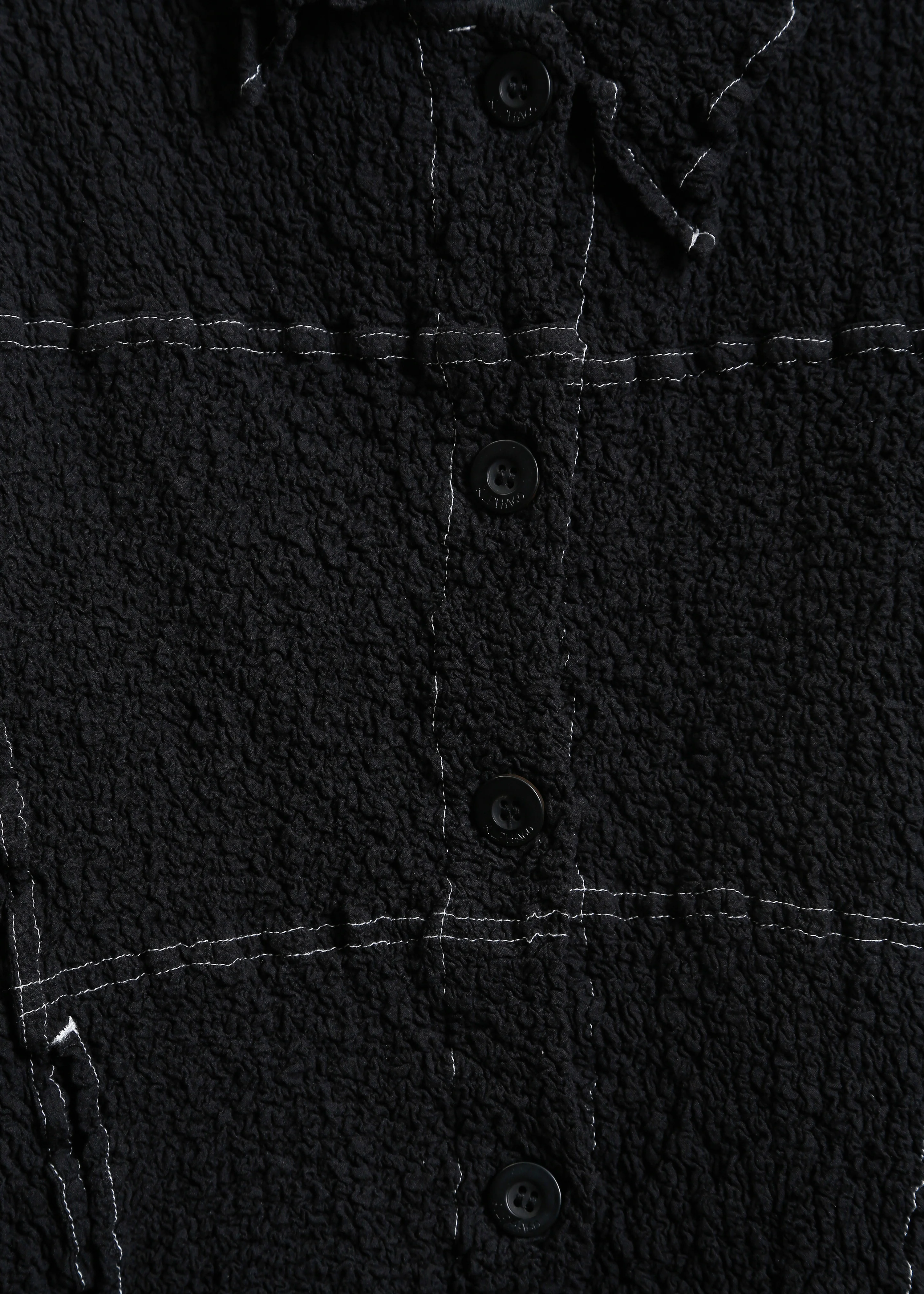 Bryn Pleat Jacket / Black - Image 11