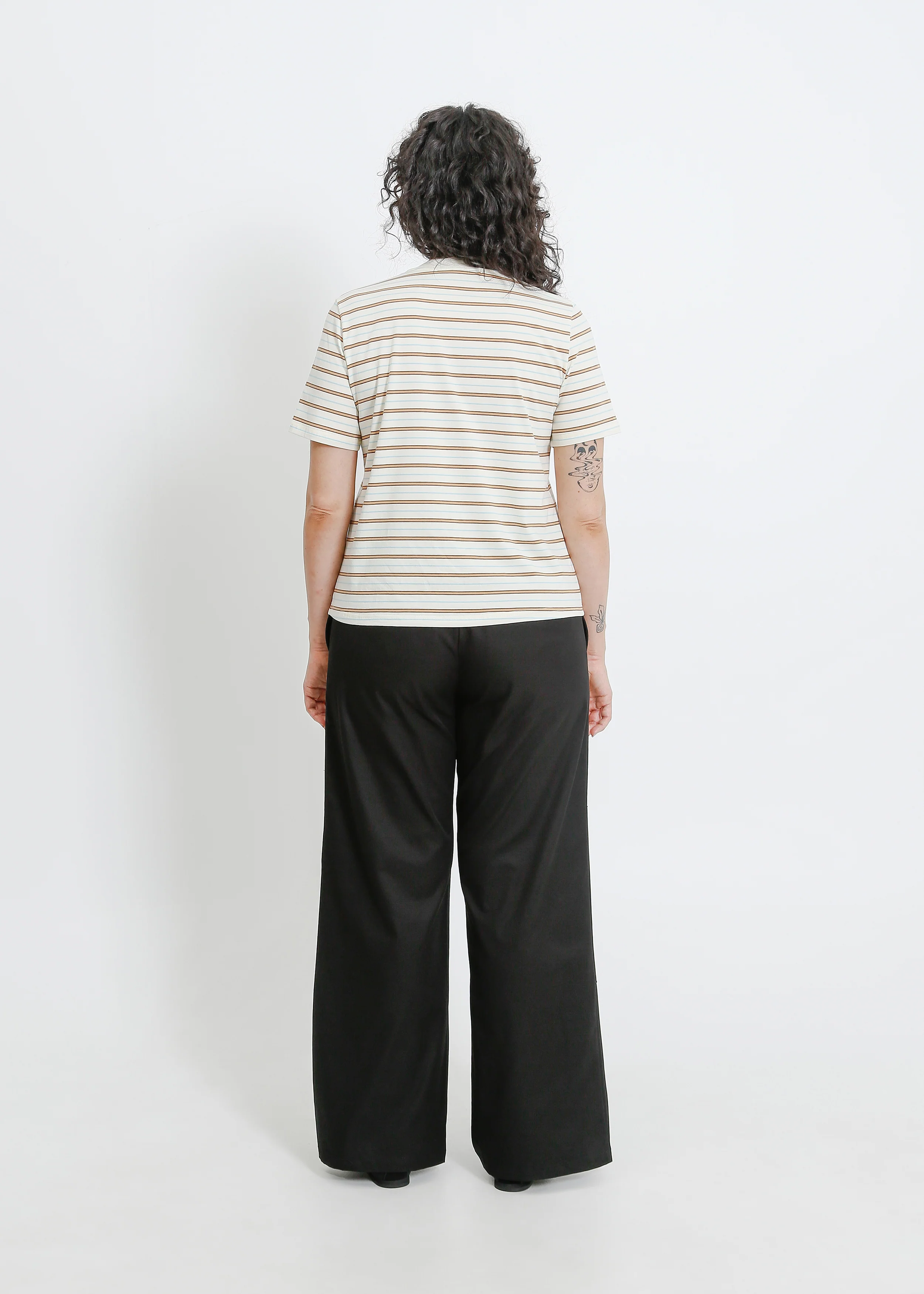 Canto Tee / Cream-Brown-Blue - Image 4