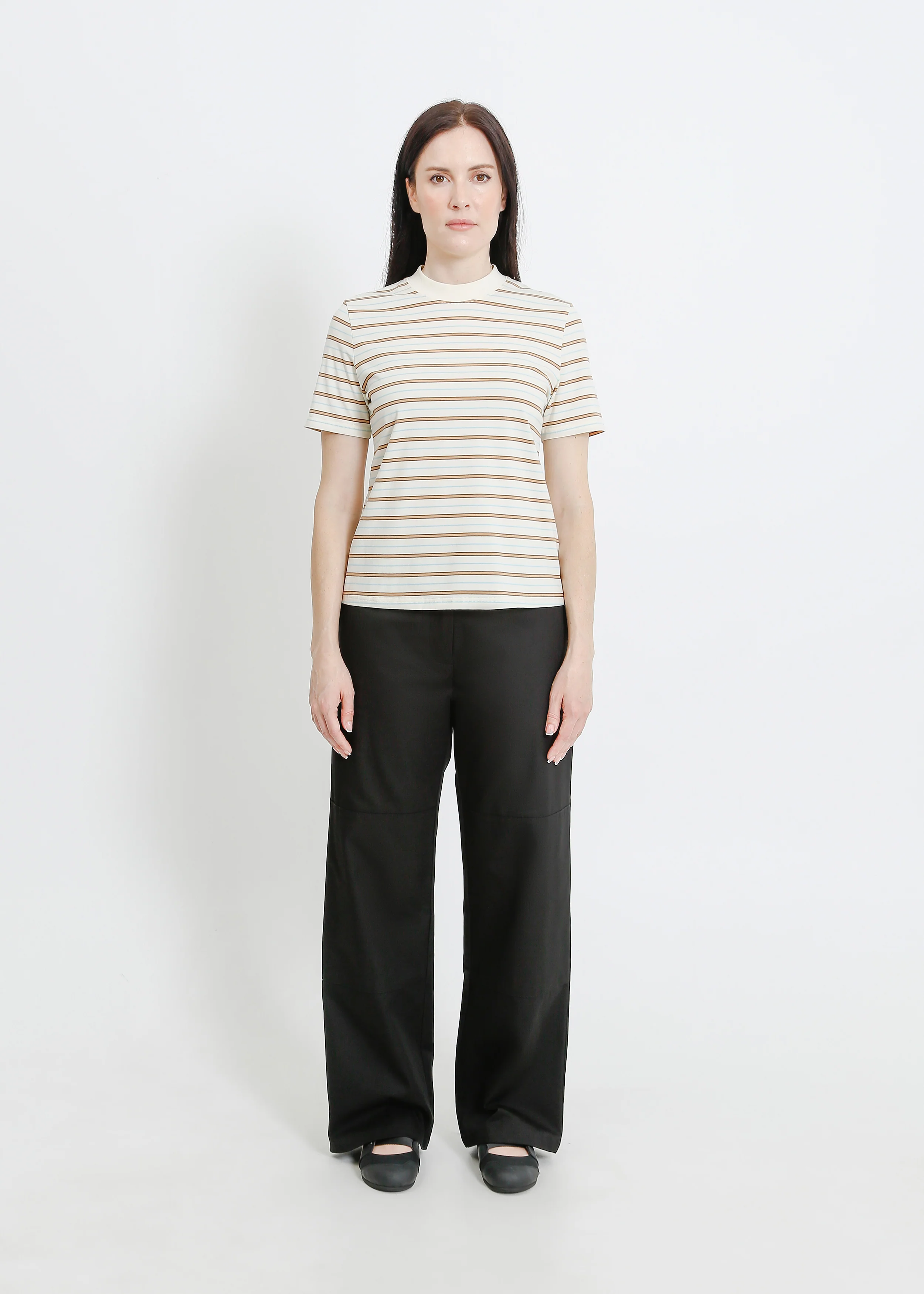 Canto Tee / Cream-Brown-Blue - Image 6