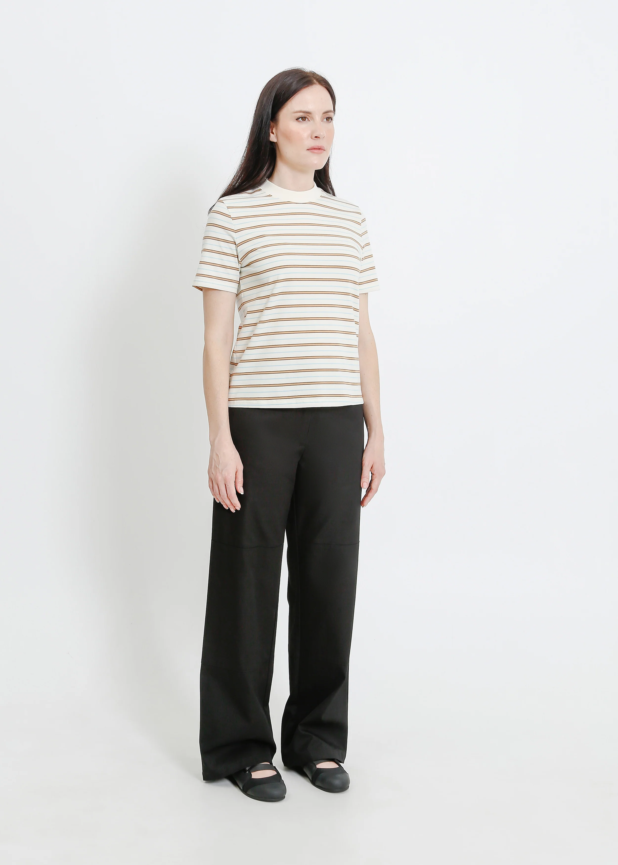 Canto Tee / Cream-Brown-Blue - Image 7