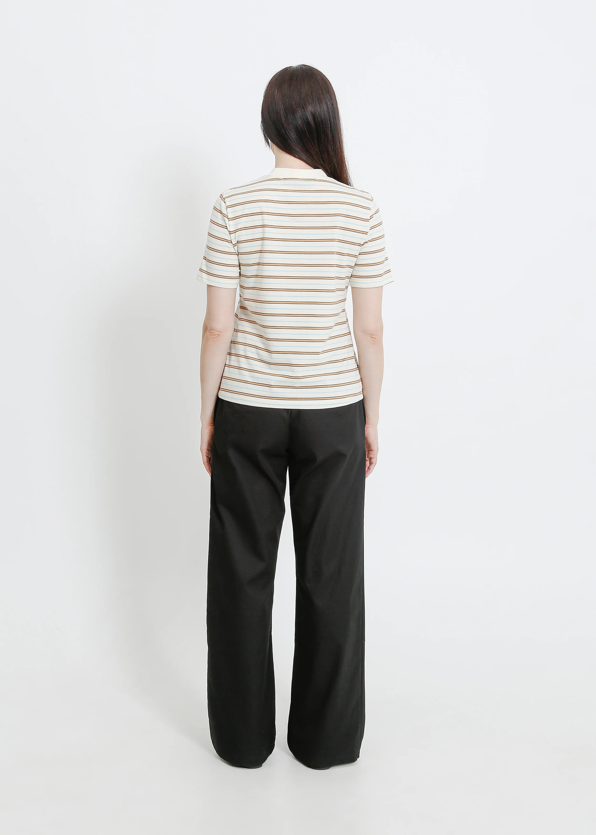 Canto Tee / Cream-Brown-Blue - Image 9