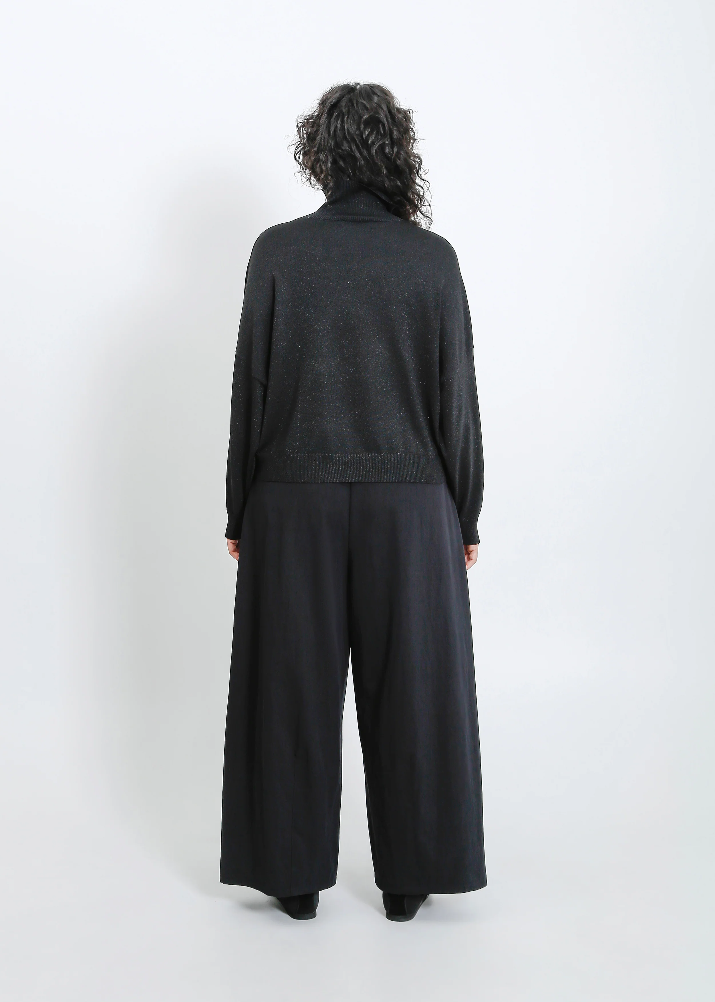 Clark Knit Top / Black Shimmer - Image 11