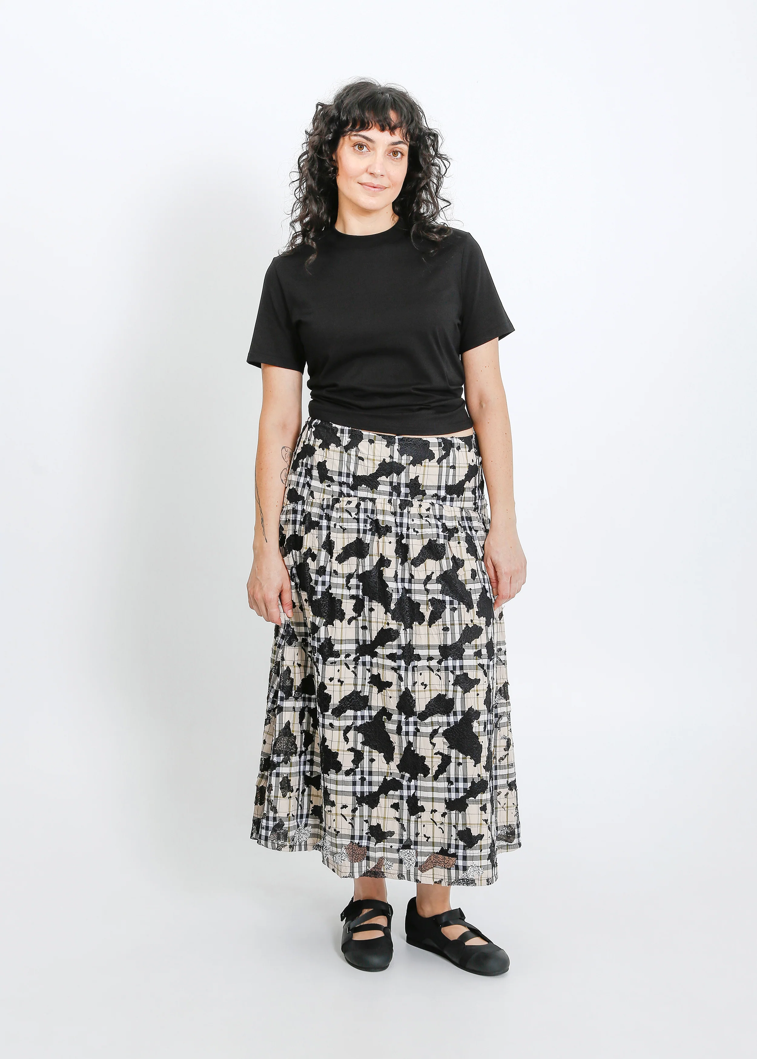 Desna Skirt / Moss-Black - Image 10