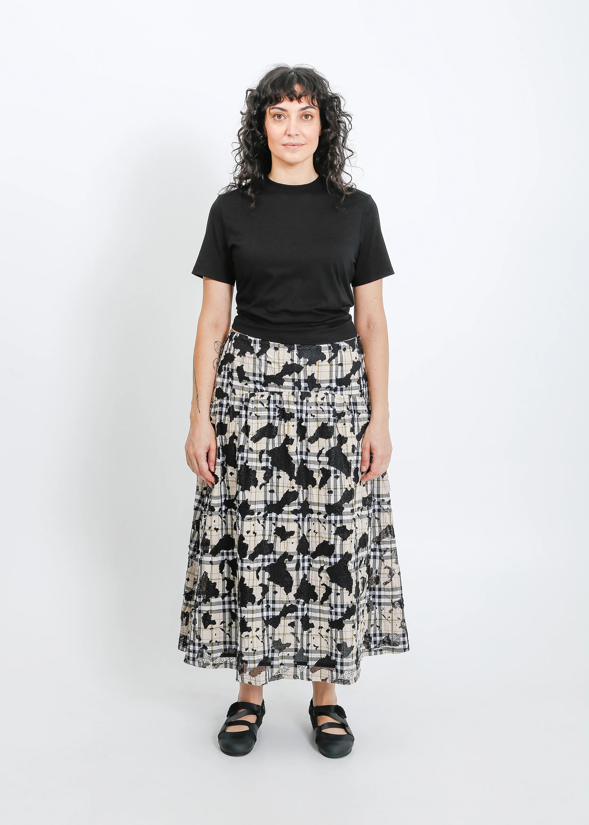 Desna Skirt / Moss-Black - Image 6