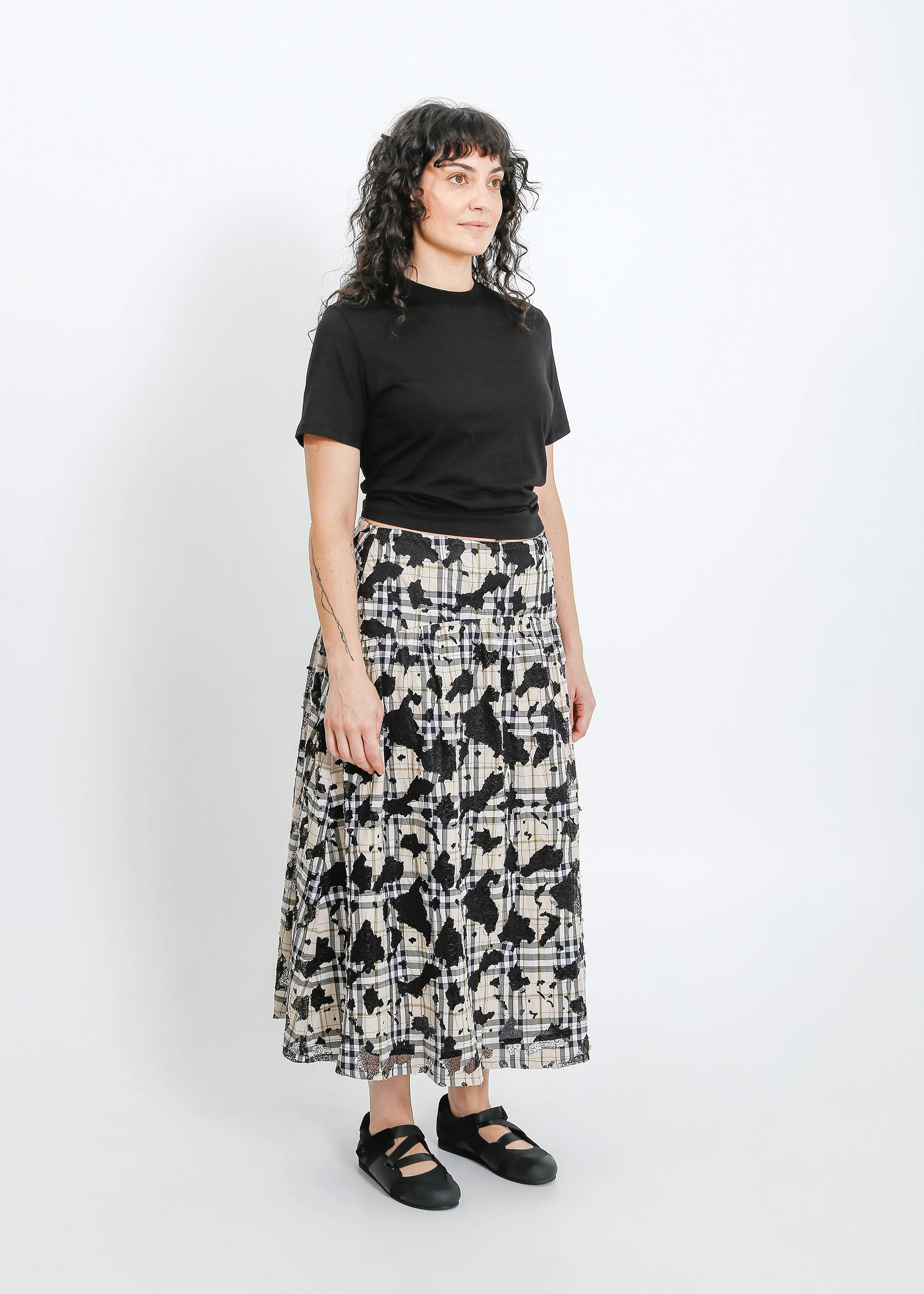 Desna Skirt / Moss-Black - Image 7