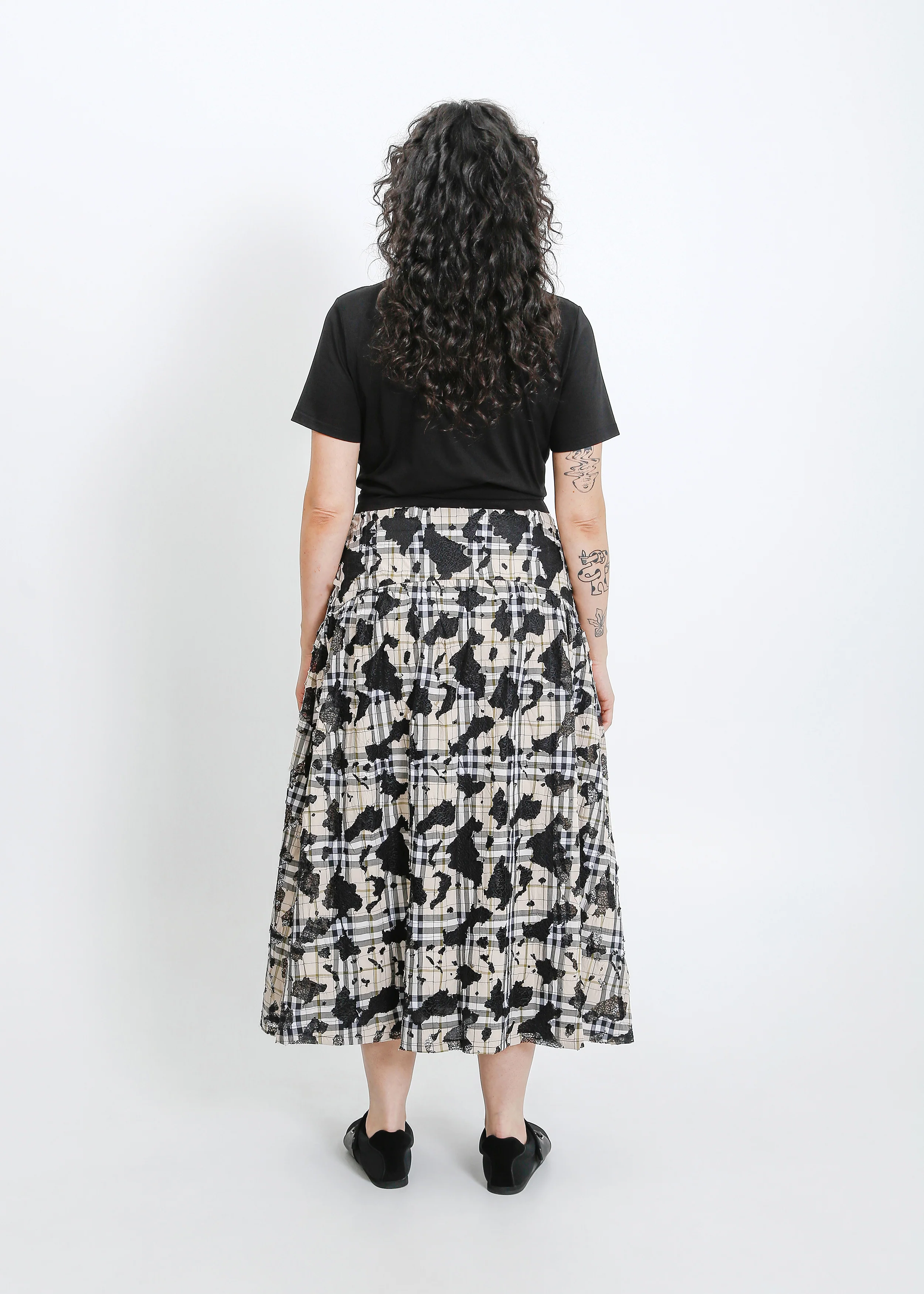 Desna Skirt / Moss-Black - Image 9