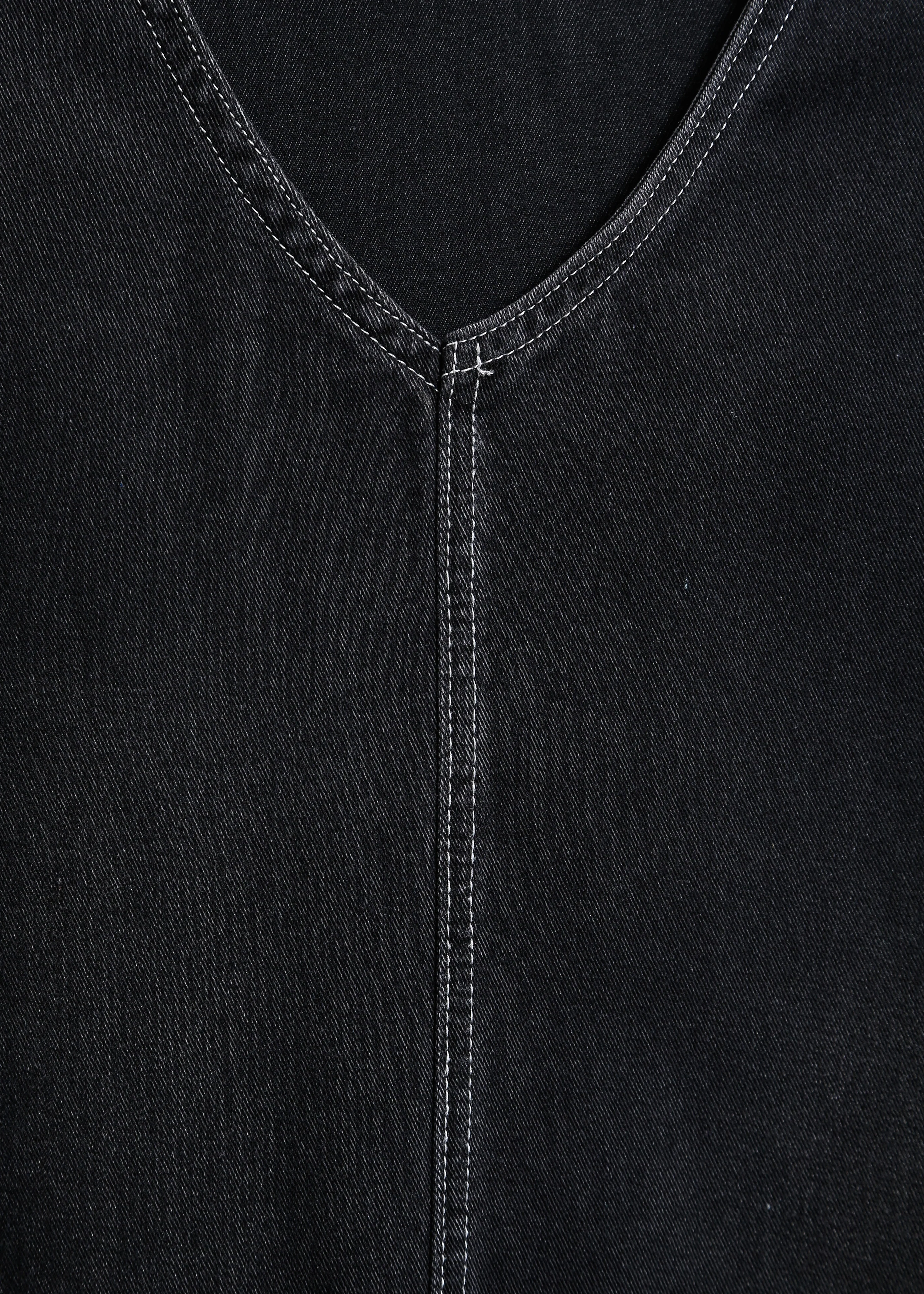 Elena Denim Pinafore / Washed Black - Image 11
