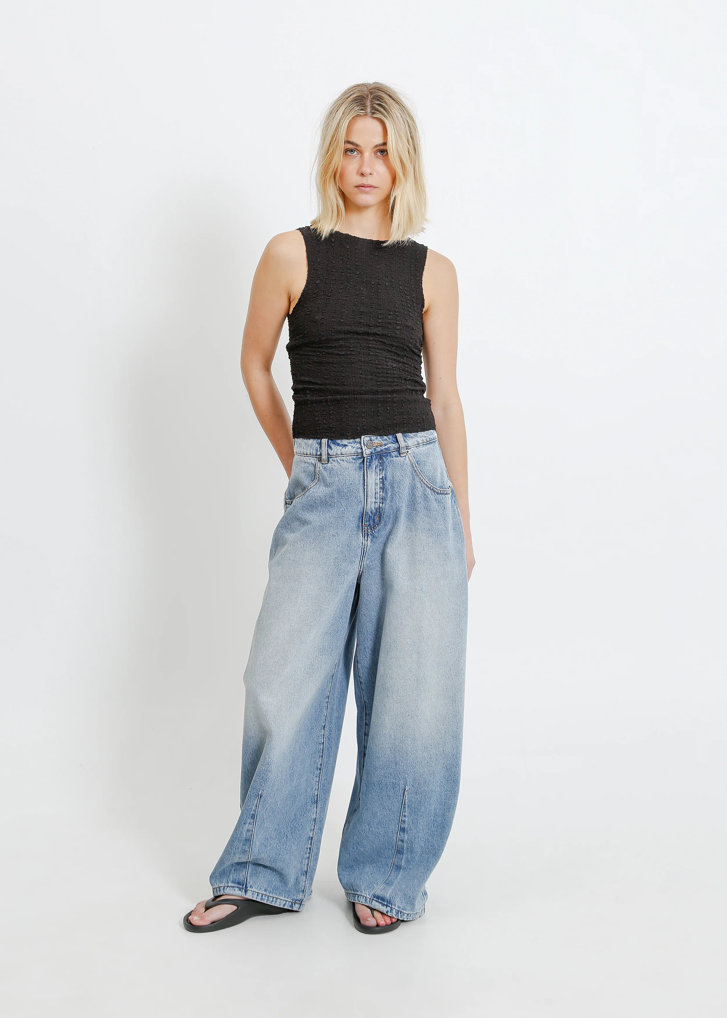 Ellie Jean Long / Light Indigo - Image 5