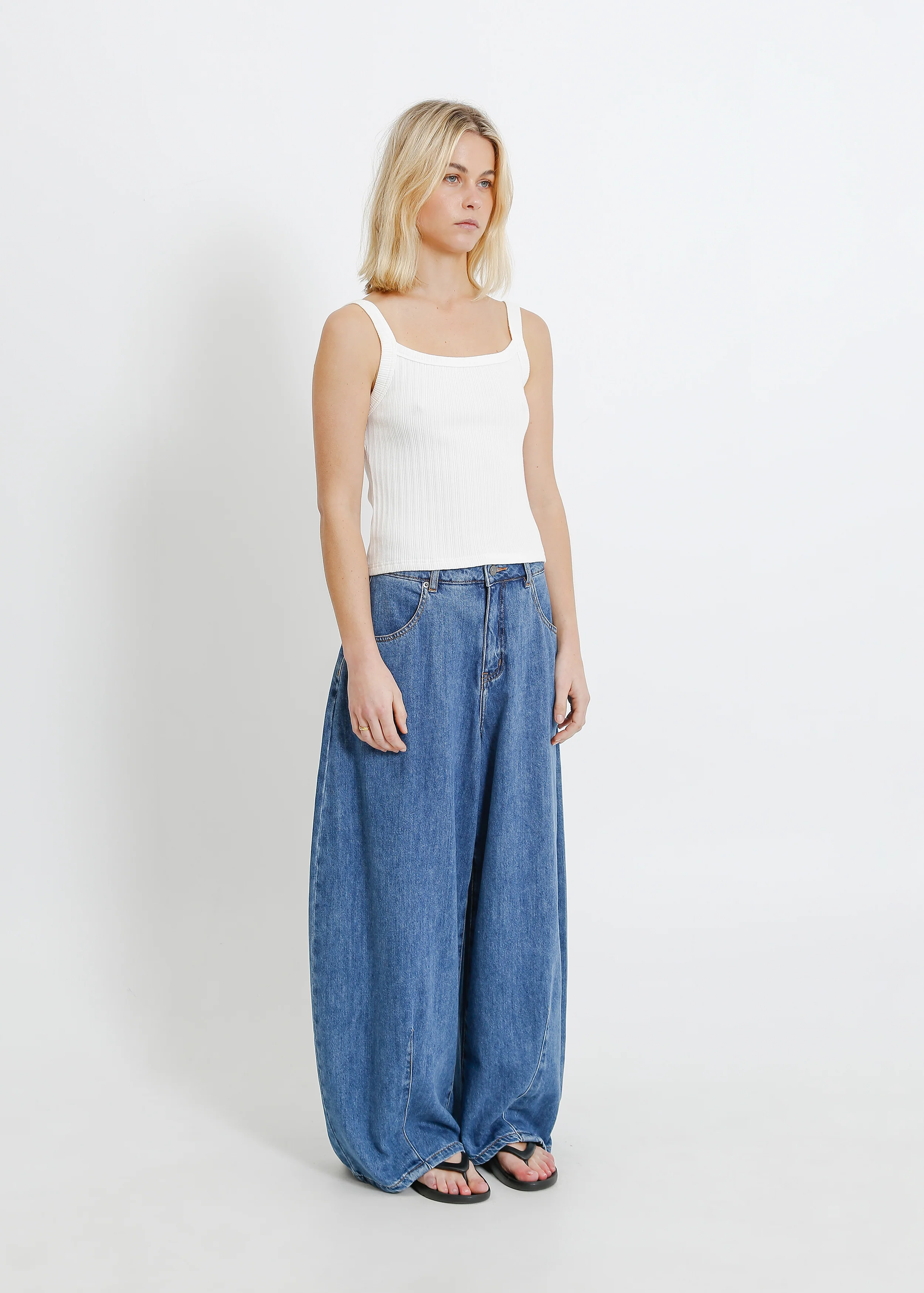 Ellie Jean Long / Medium Indigo - Image 2