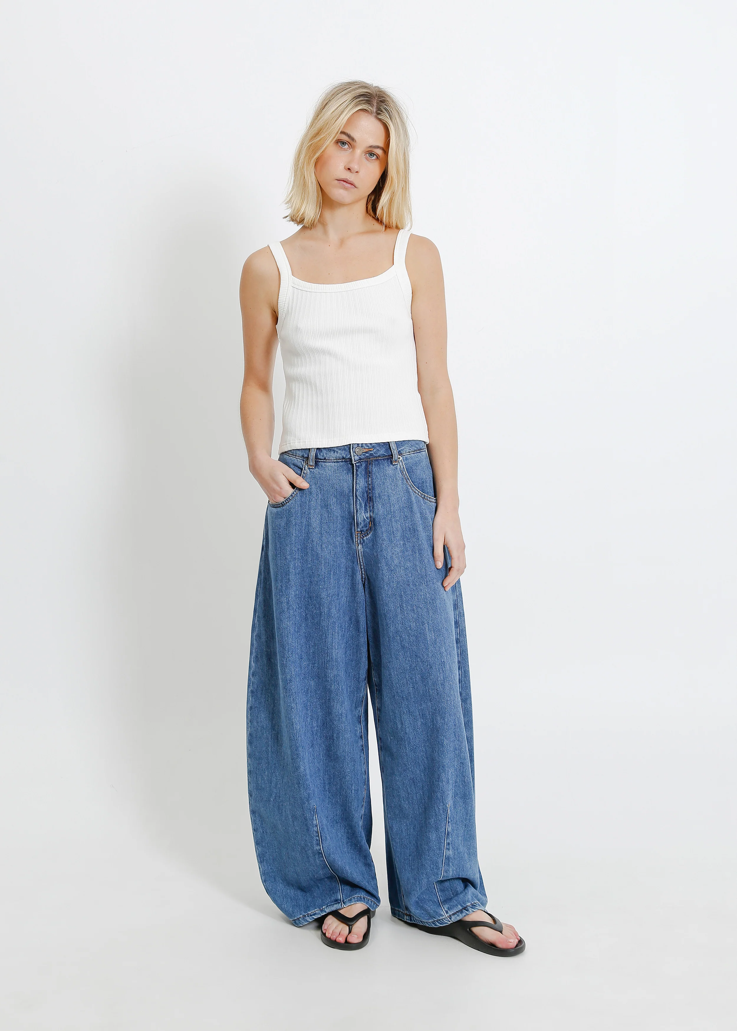Ellie Jean Long / Medium Indigo - Image 5