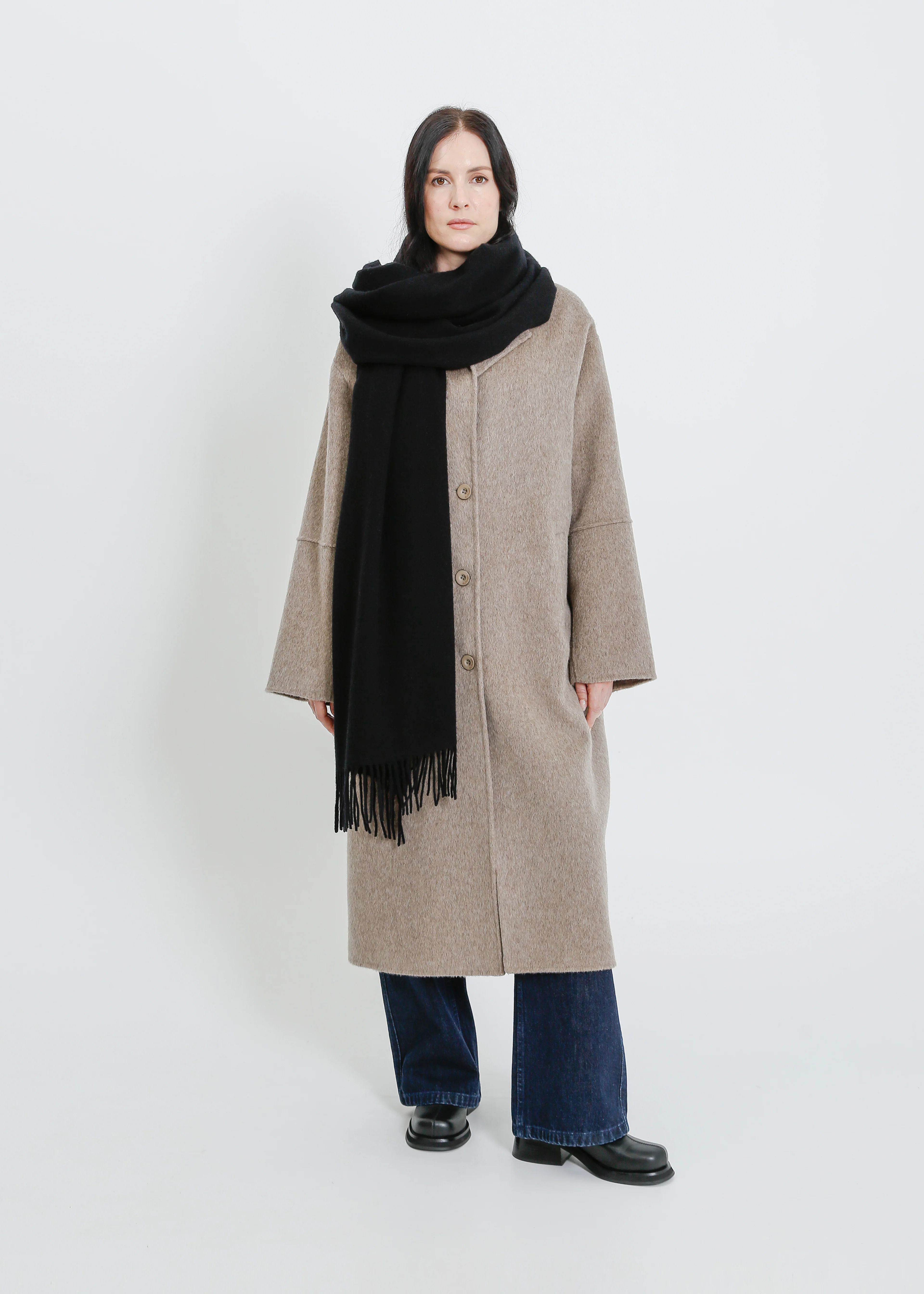 Francesca Scarf / Black - Image 3