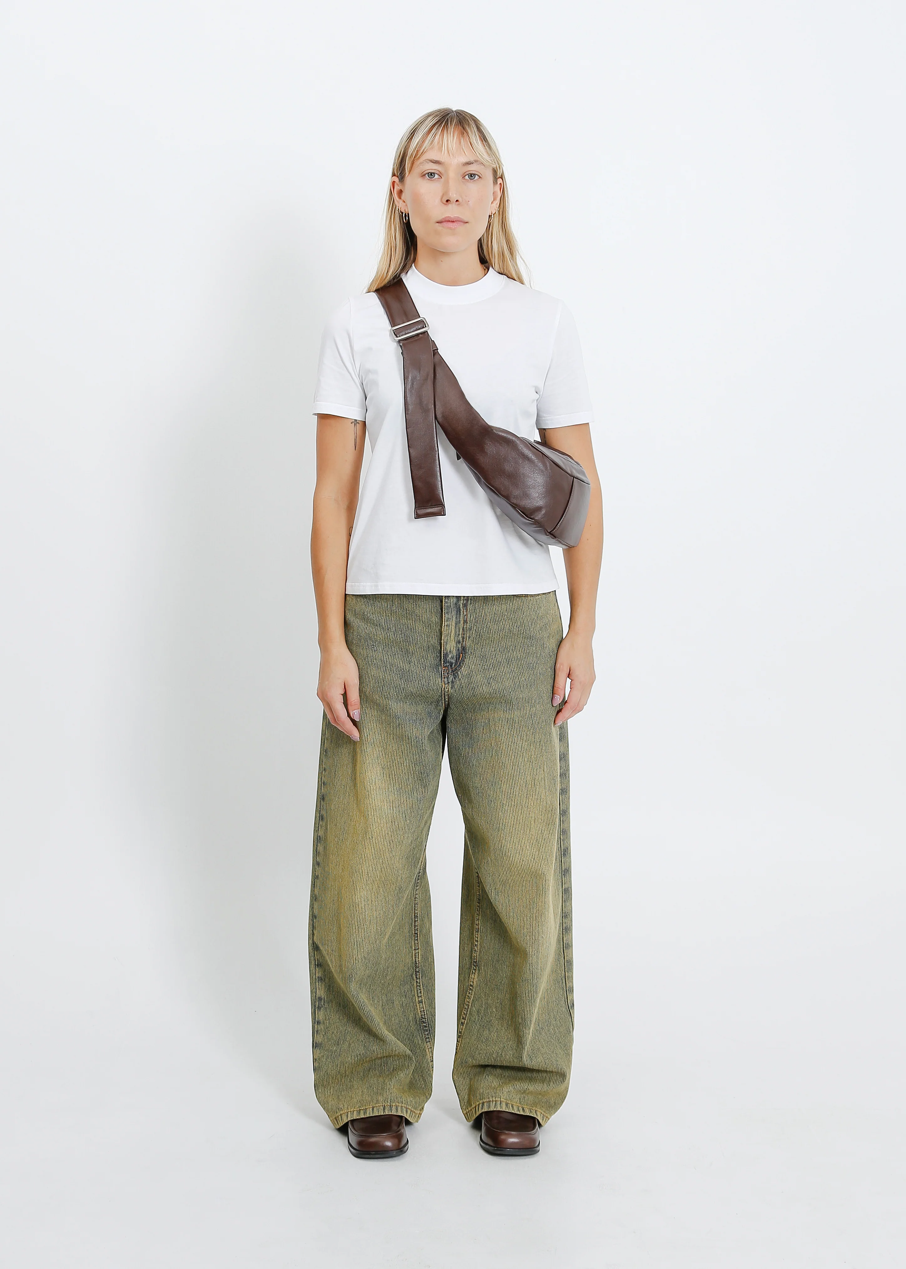 Frieze Leather Bag / Mahogany - Image 5
