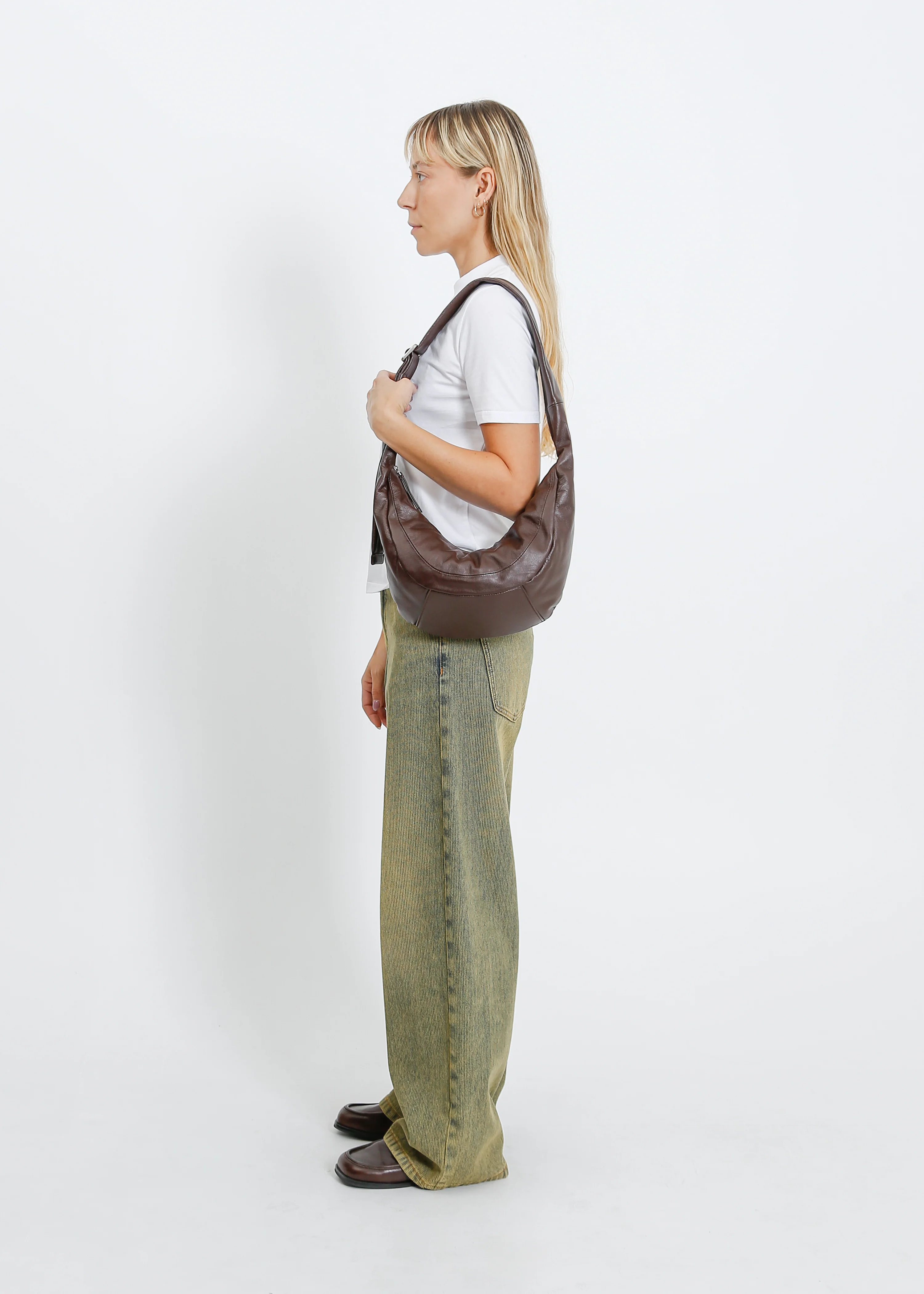 Frieze Leather Bag / Mahogany - Image 6