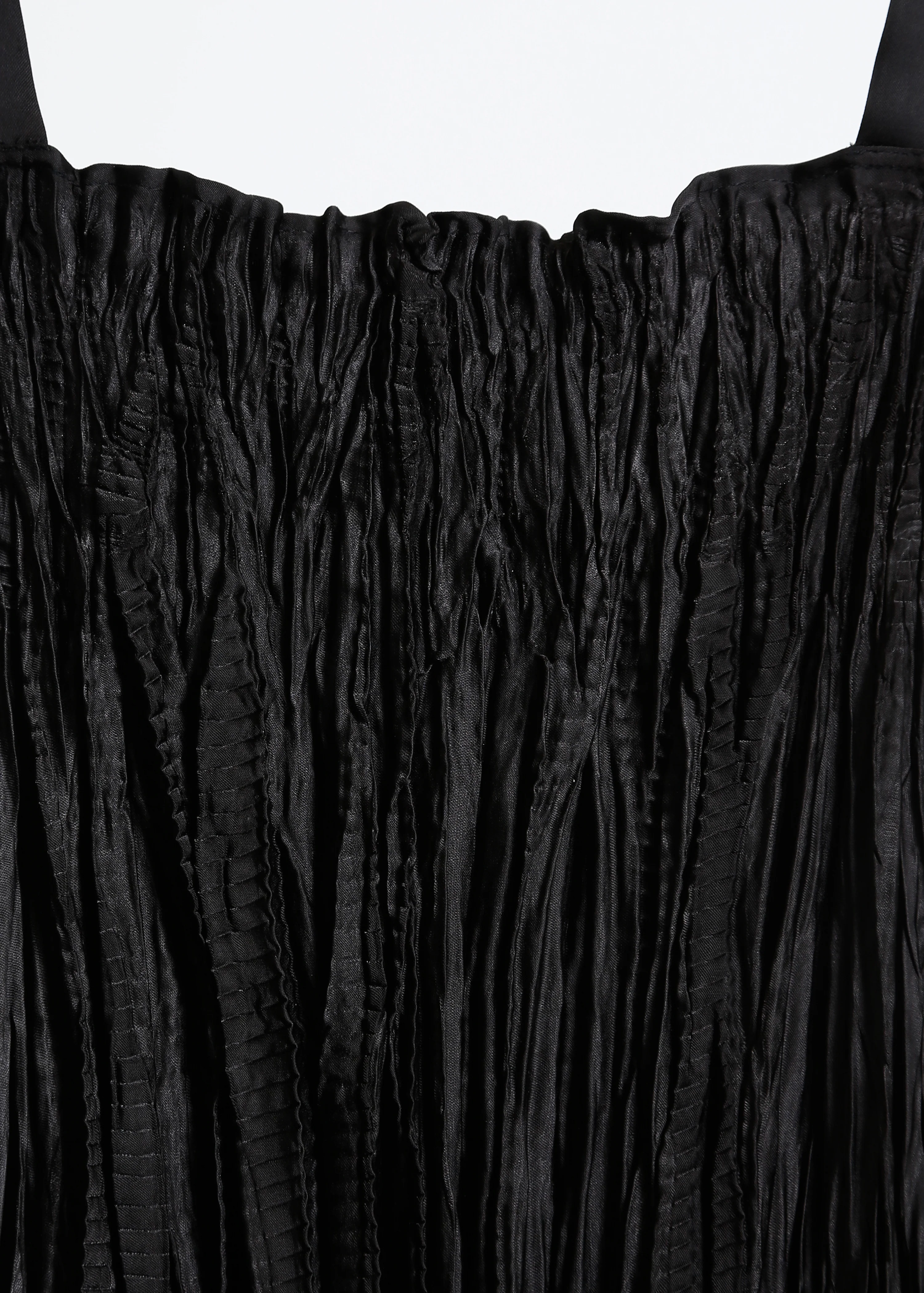 Harbor Pleat Pinafore / Black - Image 6