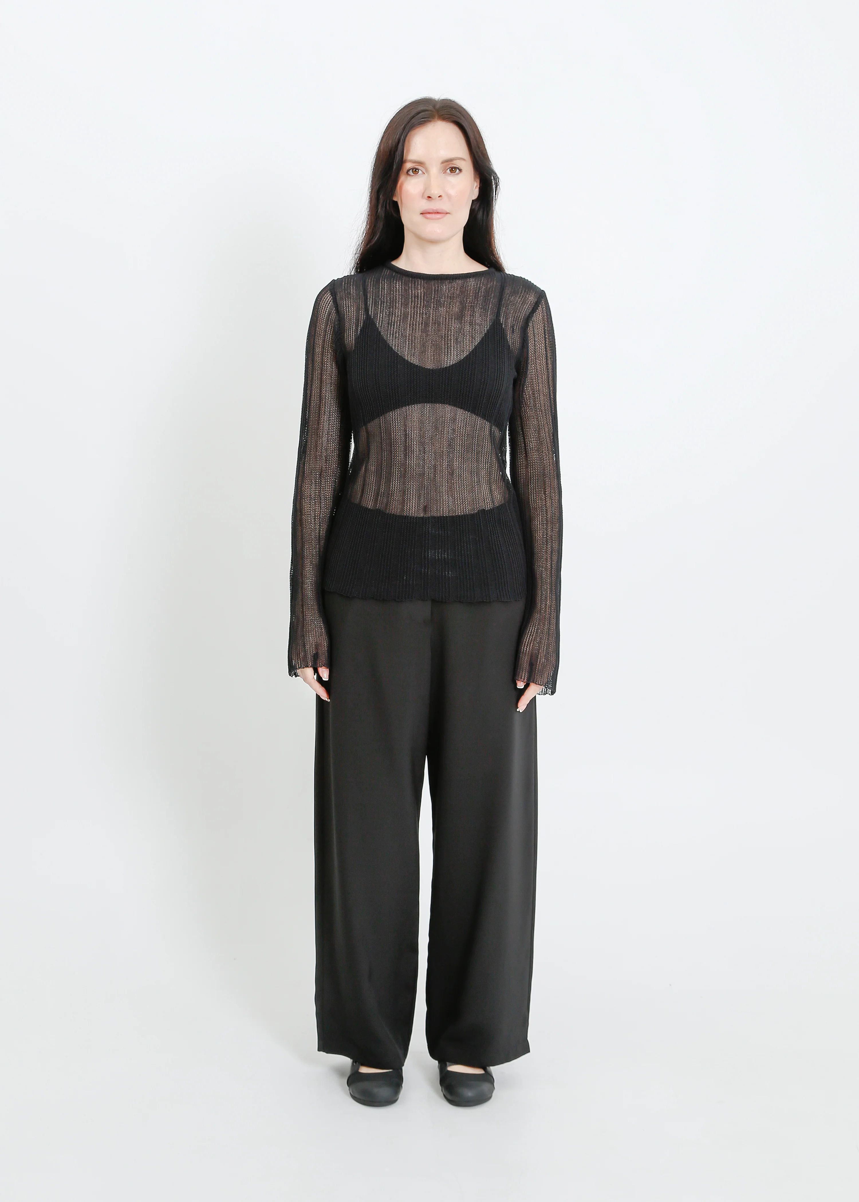 Hera Knit Top / Black - Image 4