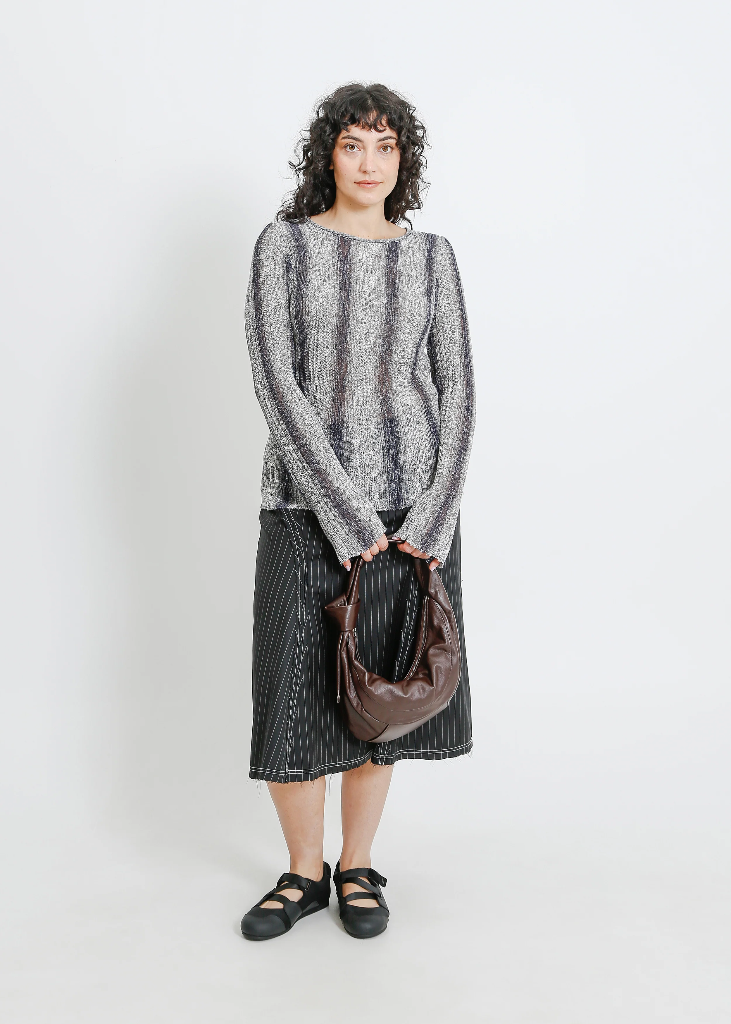 Hera Knit Top / Graphite Gradient - Image 10