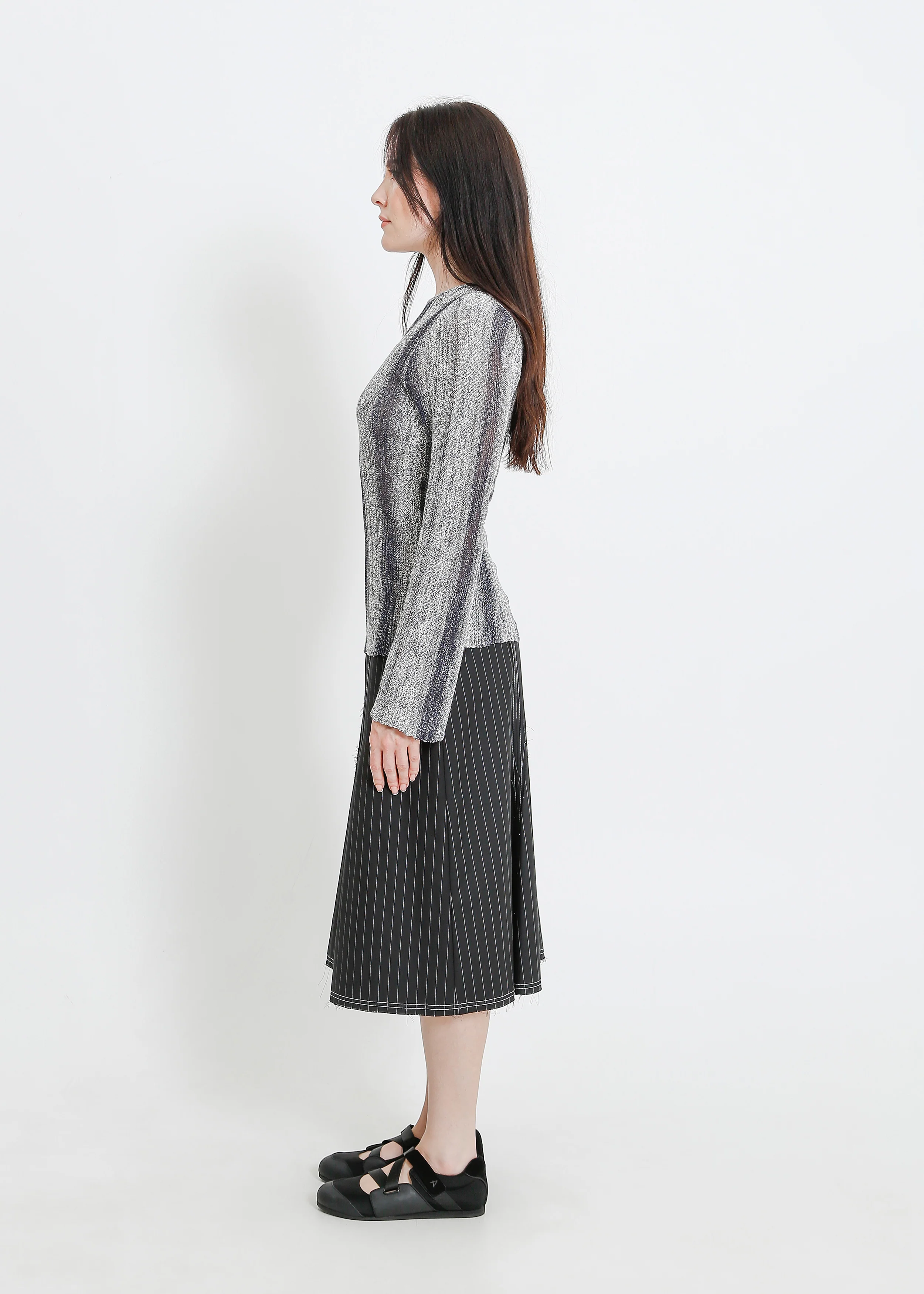 Hera Knit Top / Graphite Gradient - Image 3