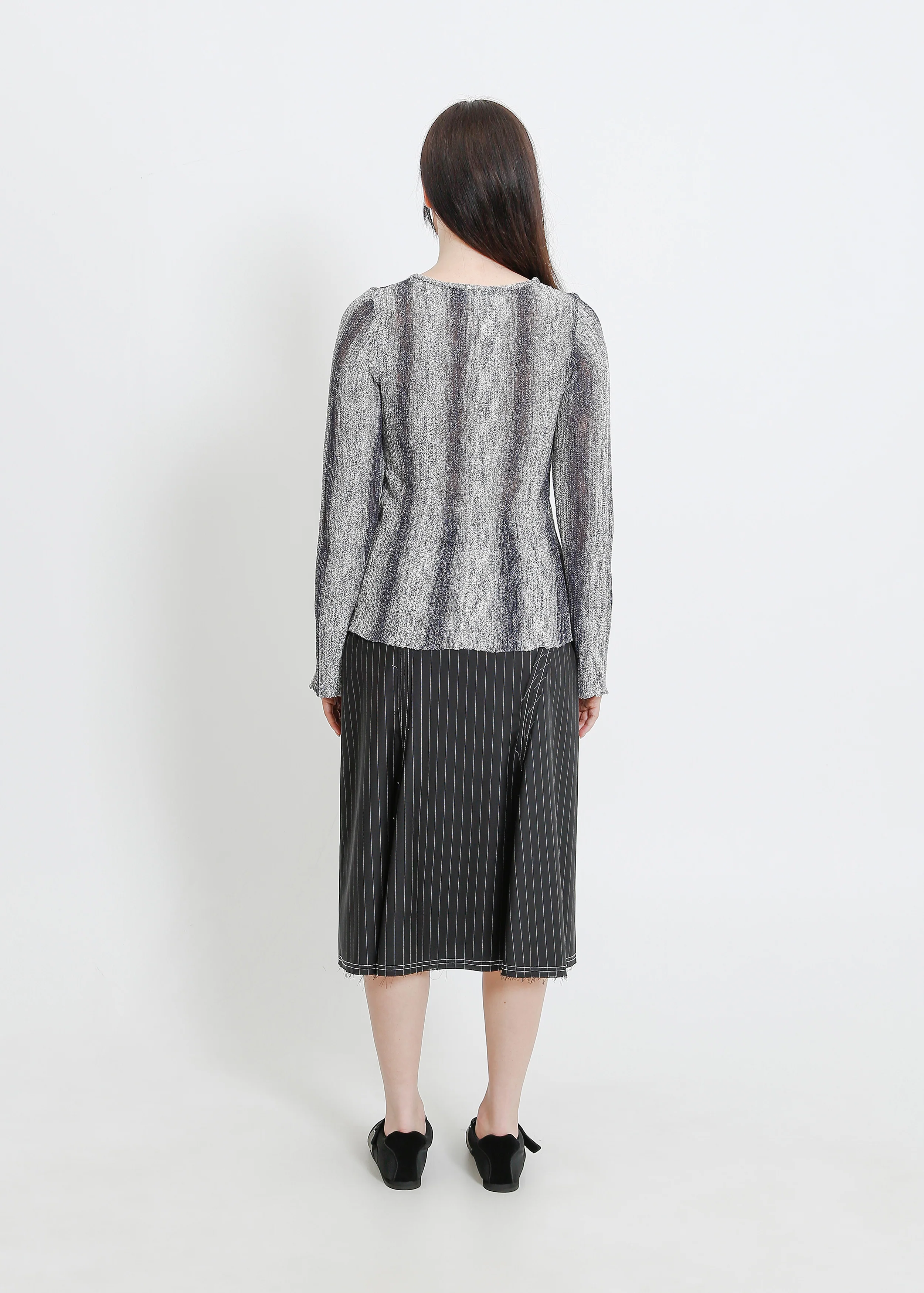 Hera Knit Top / Graphite Gradient - Image 4