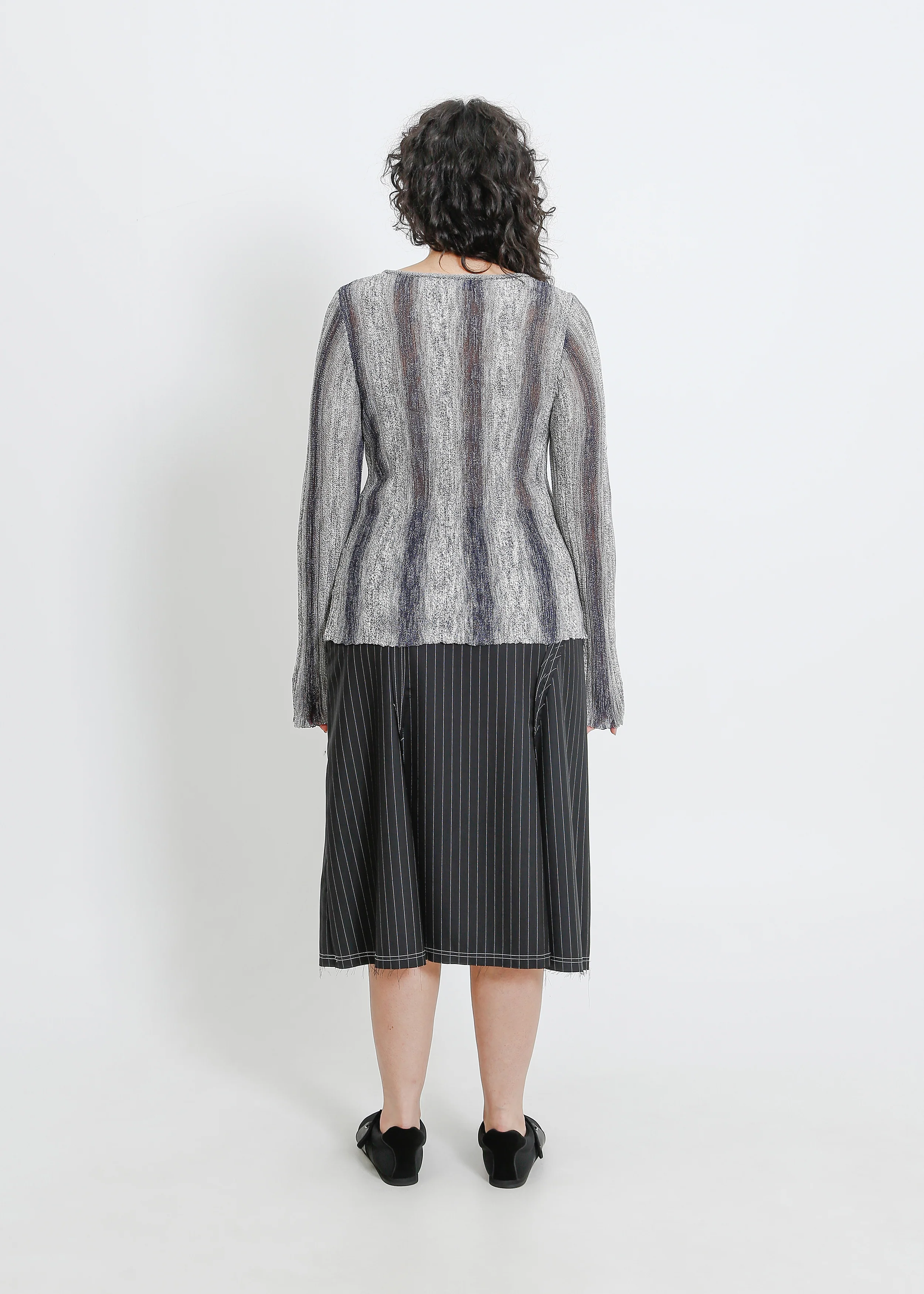 Hera Knit Top / Graphite Gradient - Image 9