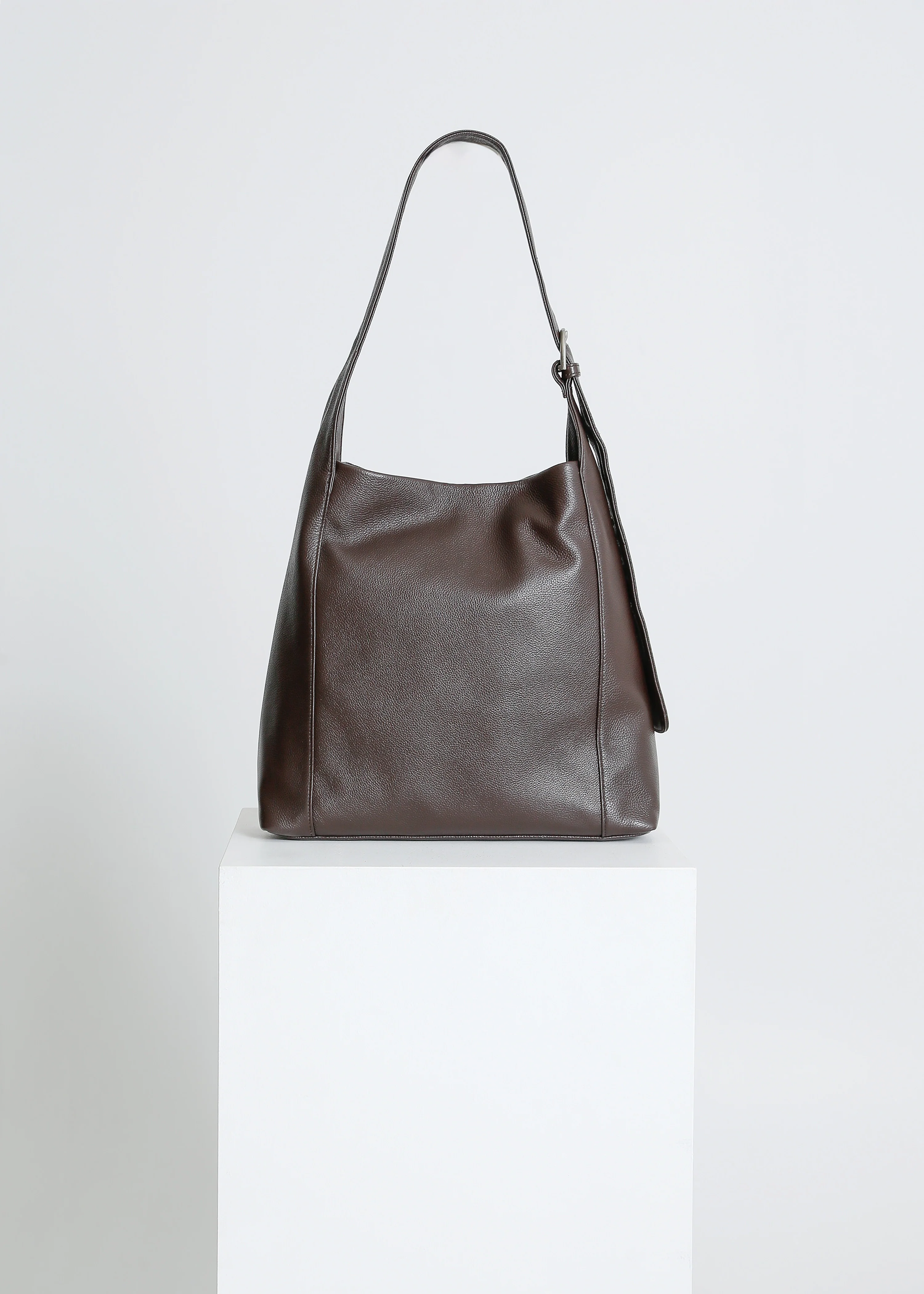 Juno Leather Tote / Mahogany - Image 3