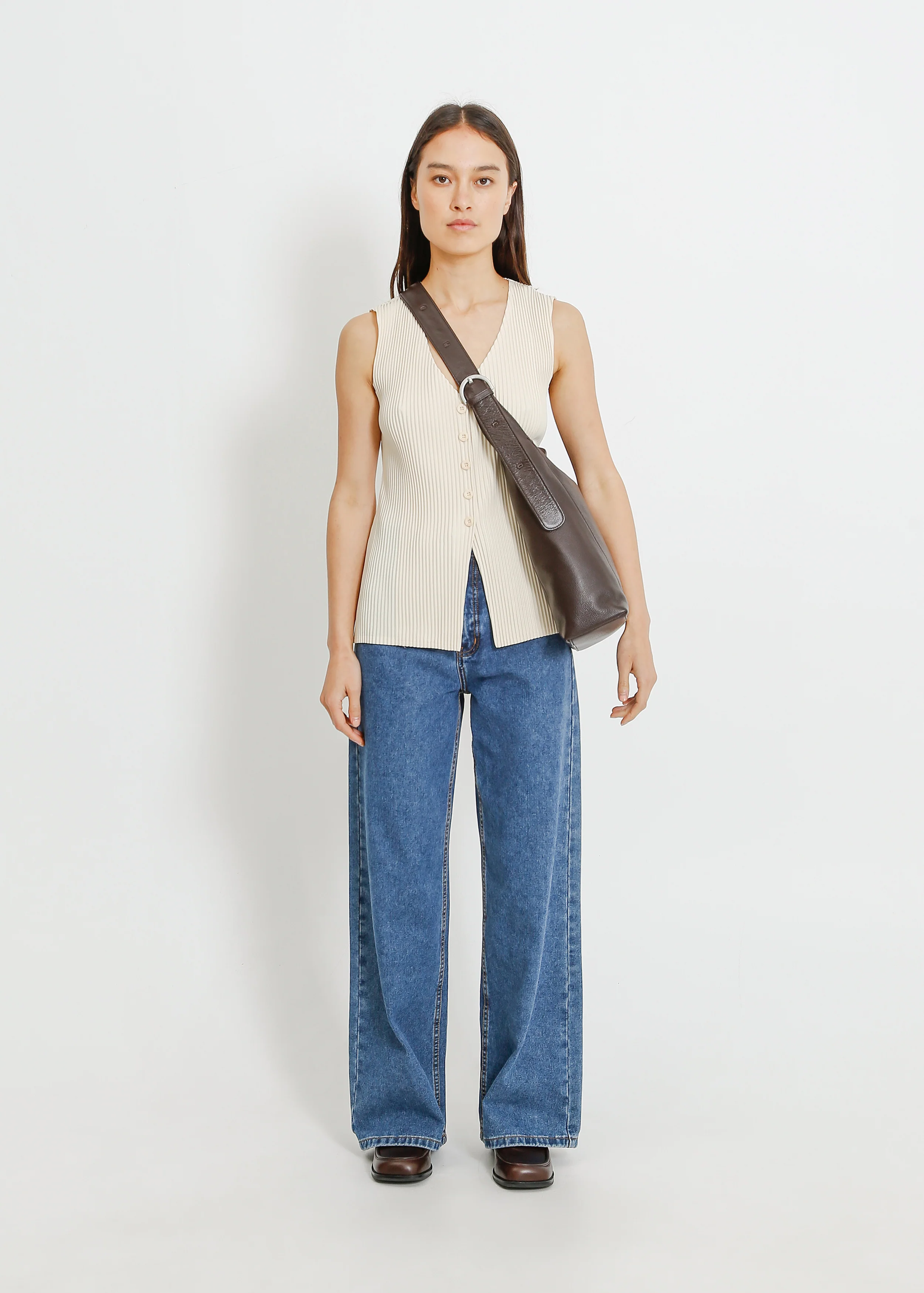 Juno Leather Tote / Mahogany - Image 6