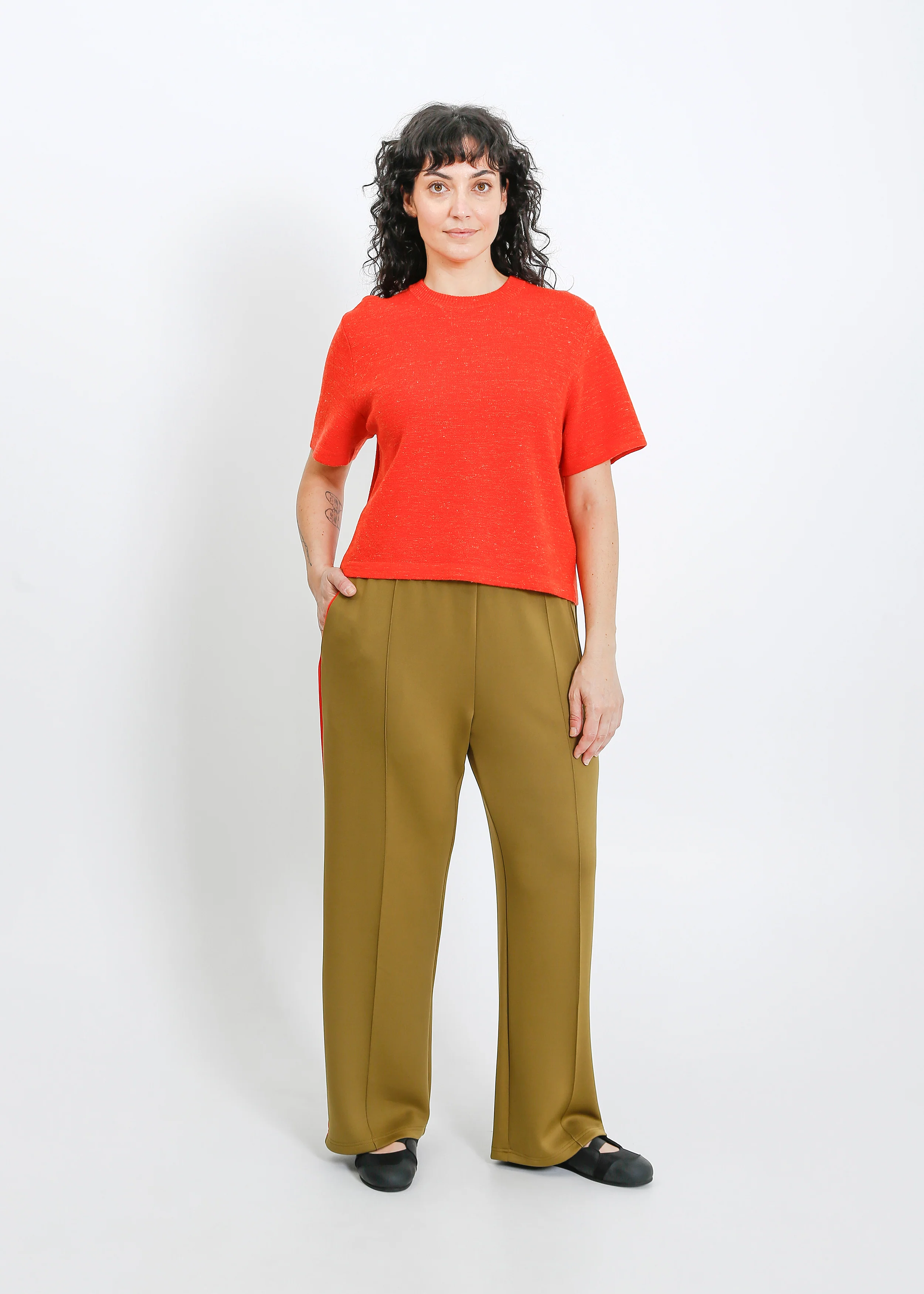 Leni Track Pant / Olive - Image 12