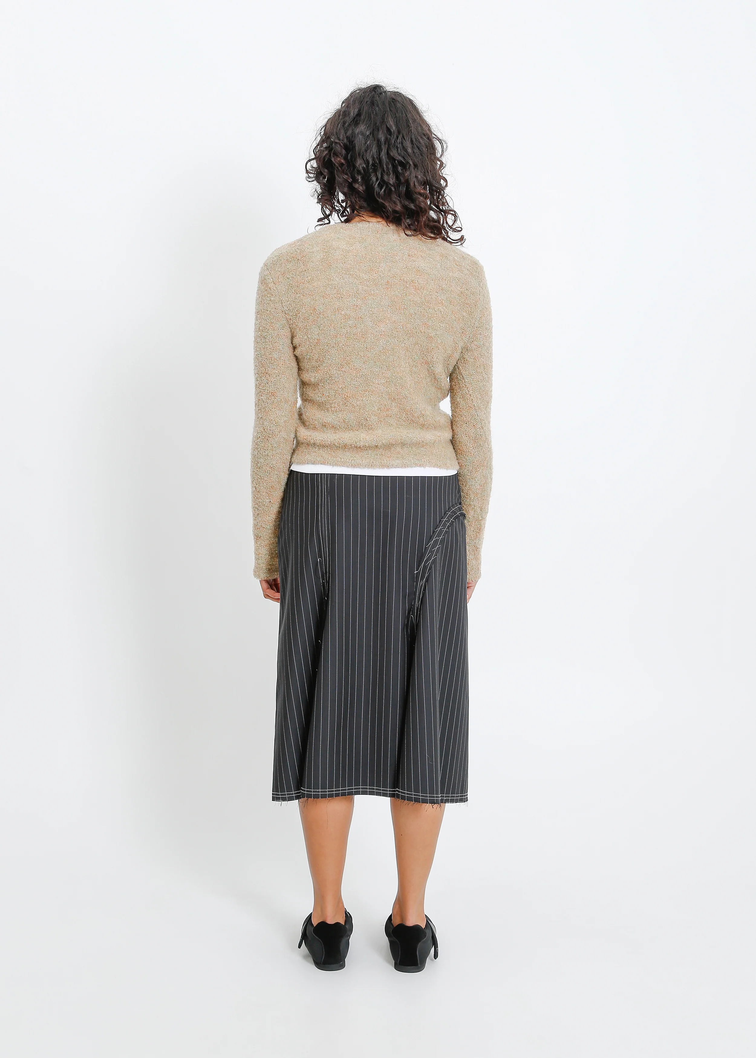 Lily Knit Cardi / Beige-Mint - Image 4