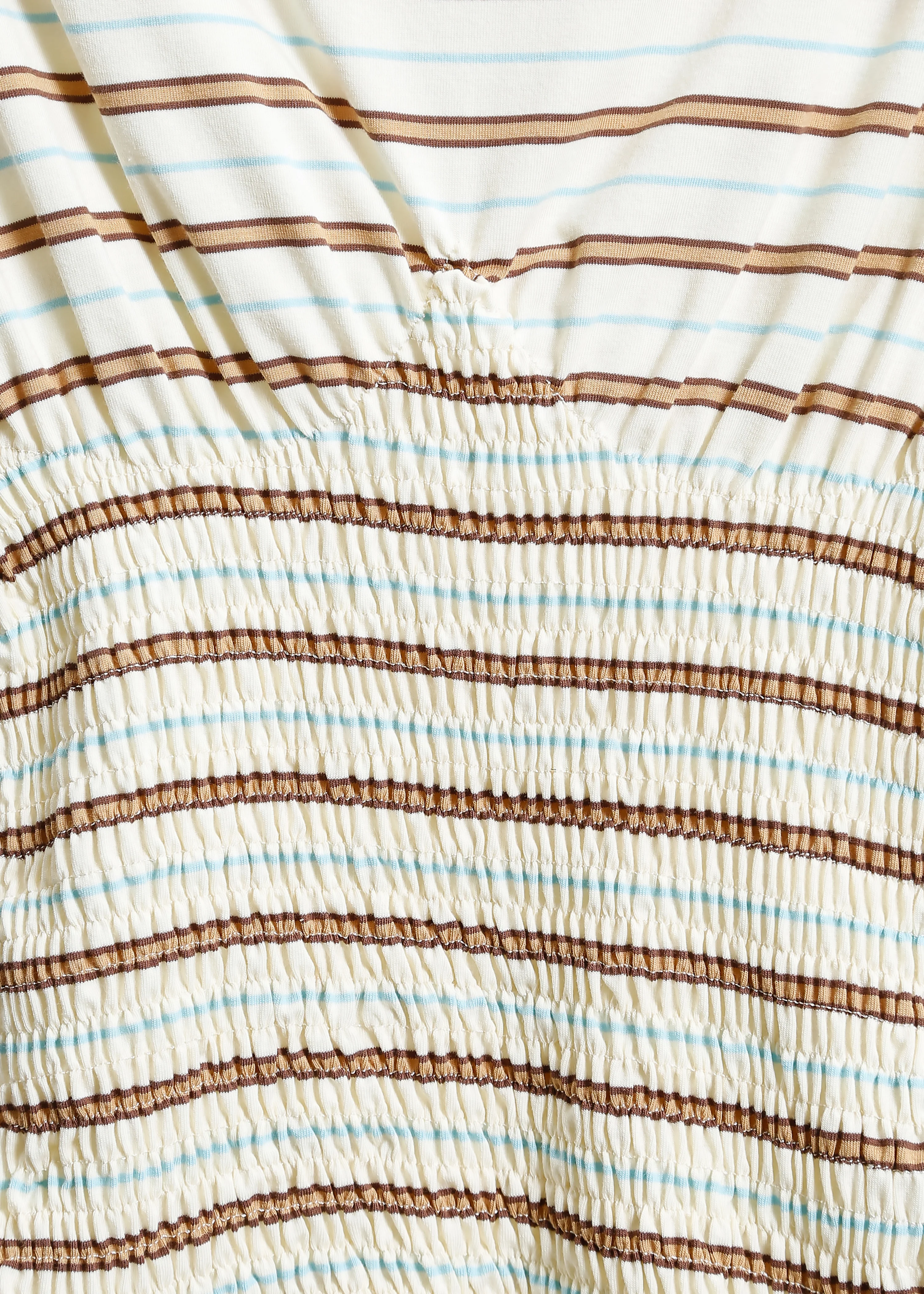 Marianna Top / Cream-Brown-Blue - Image 11