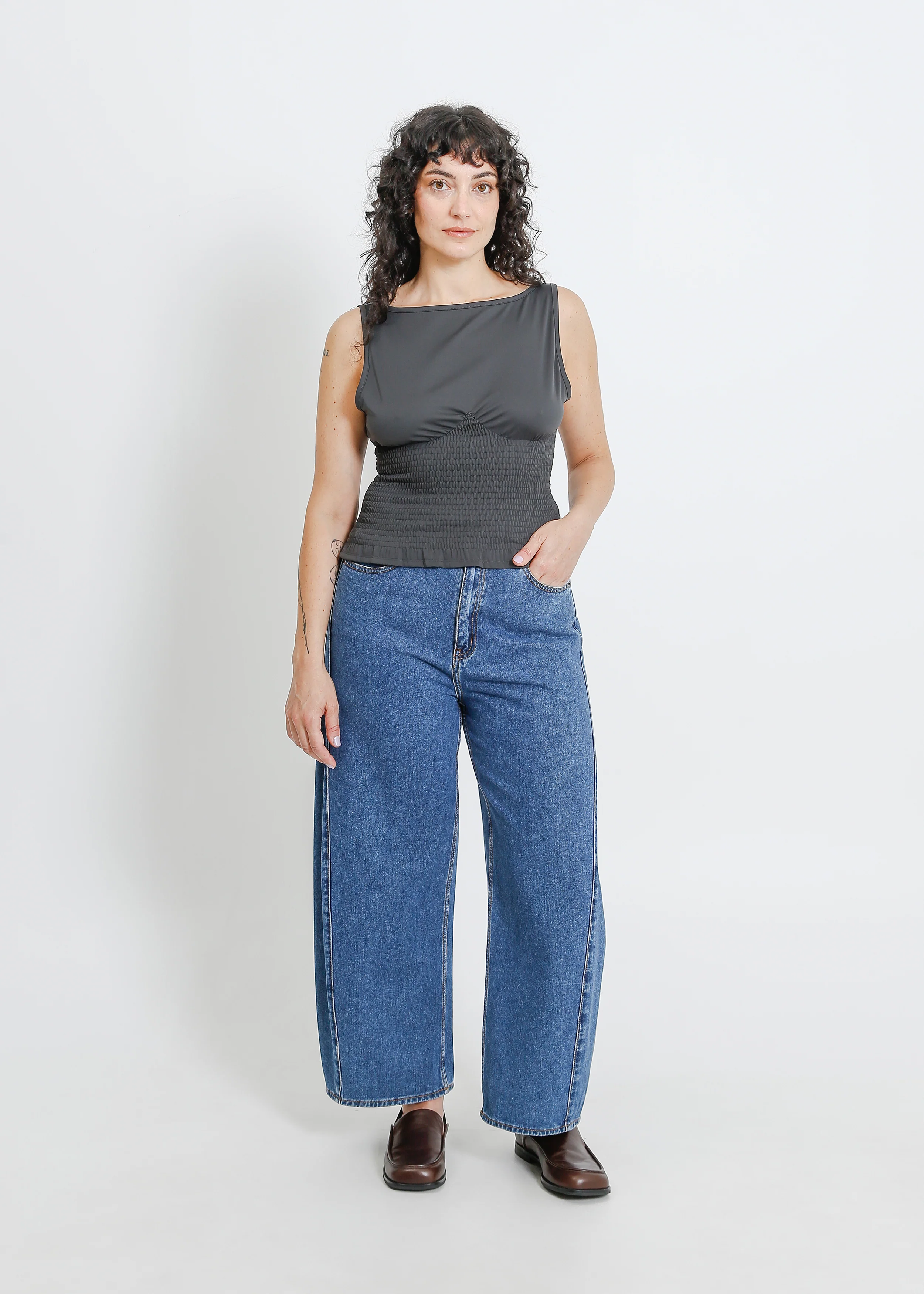Marianna Top / Graphite - Image 10