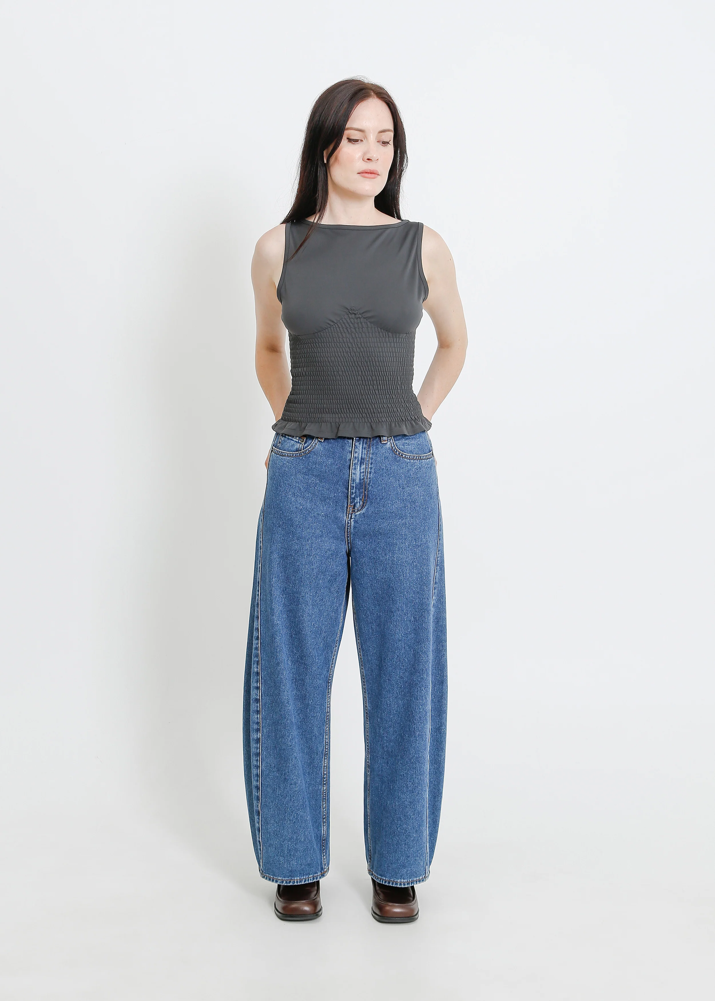 Marianna Top / Graphite - Image 5