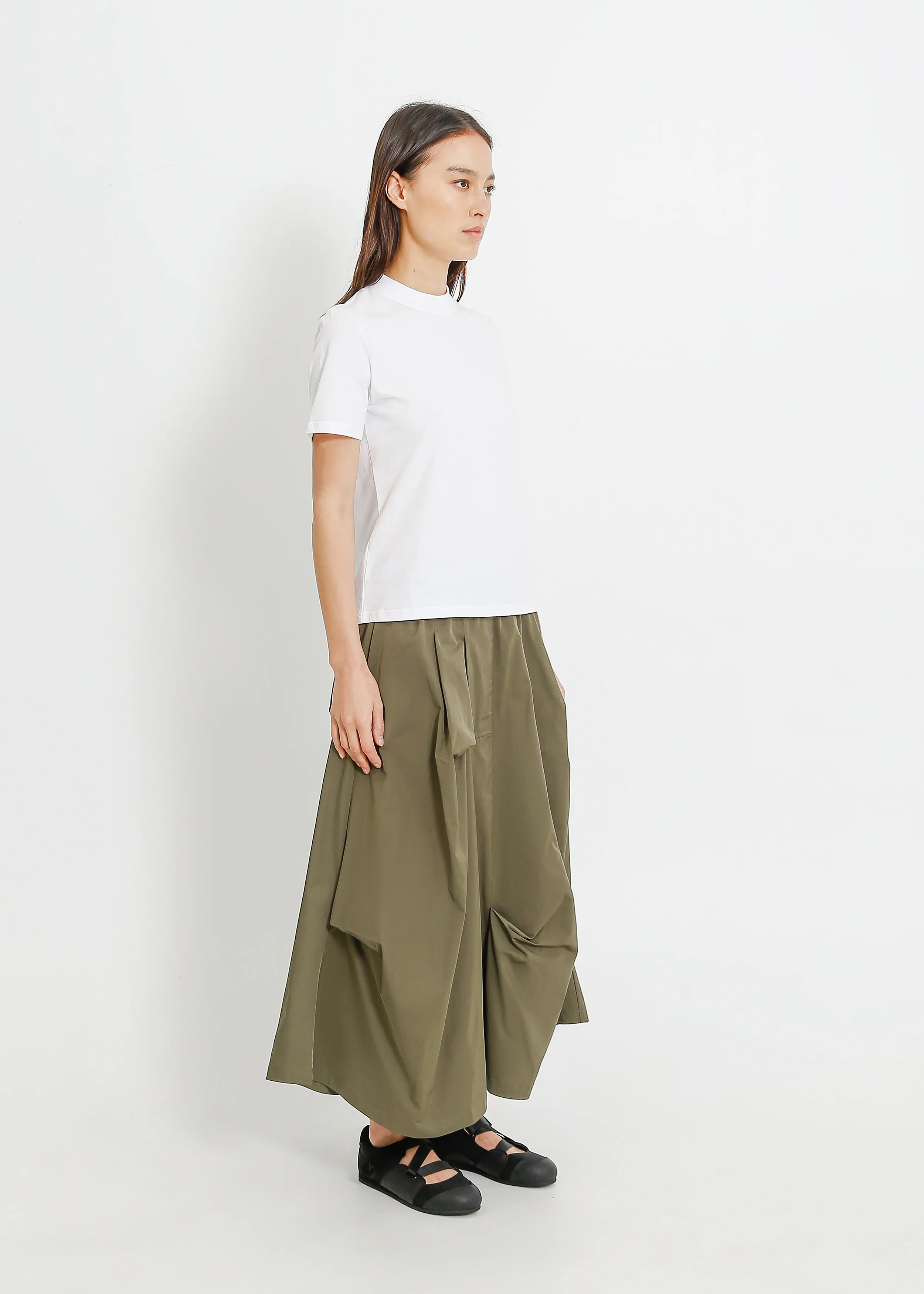 Nora Skirt / Khaki - Image 2
