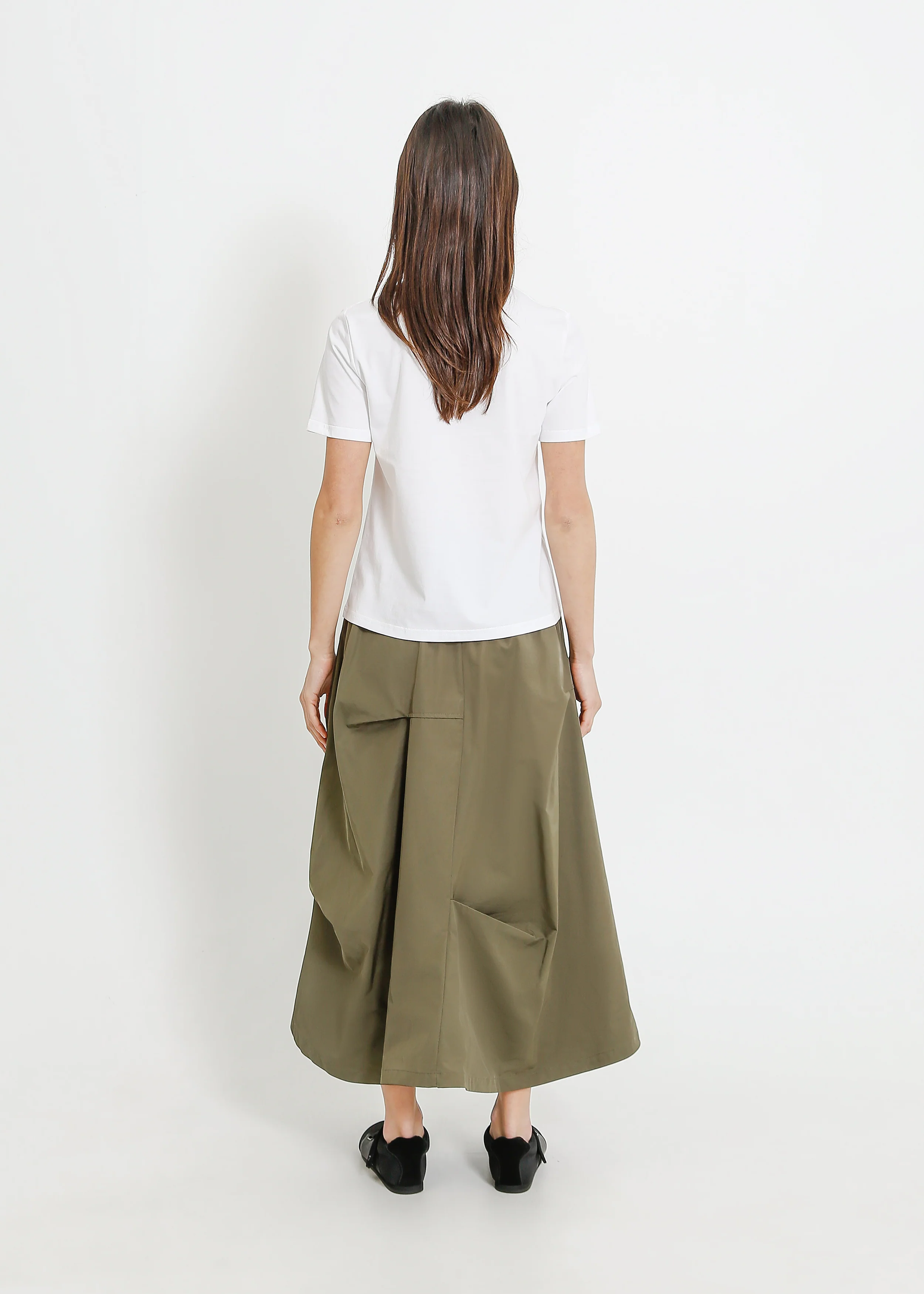 Nora Skirt / Khaki - Image 4