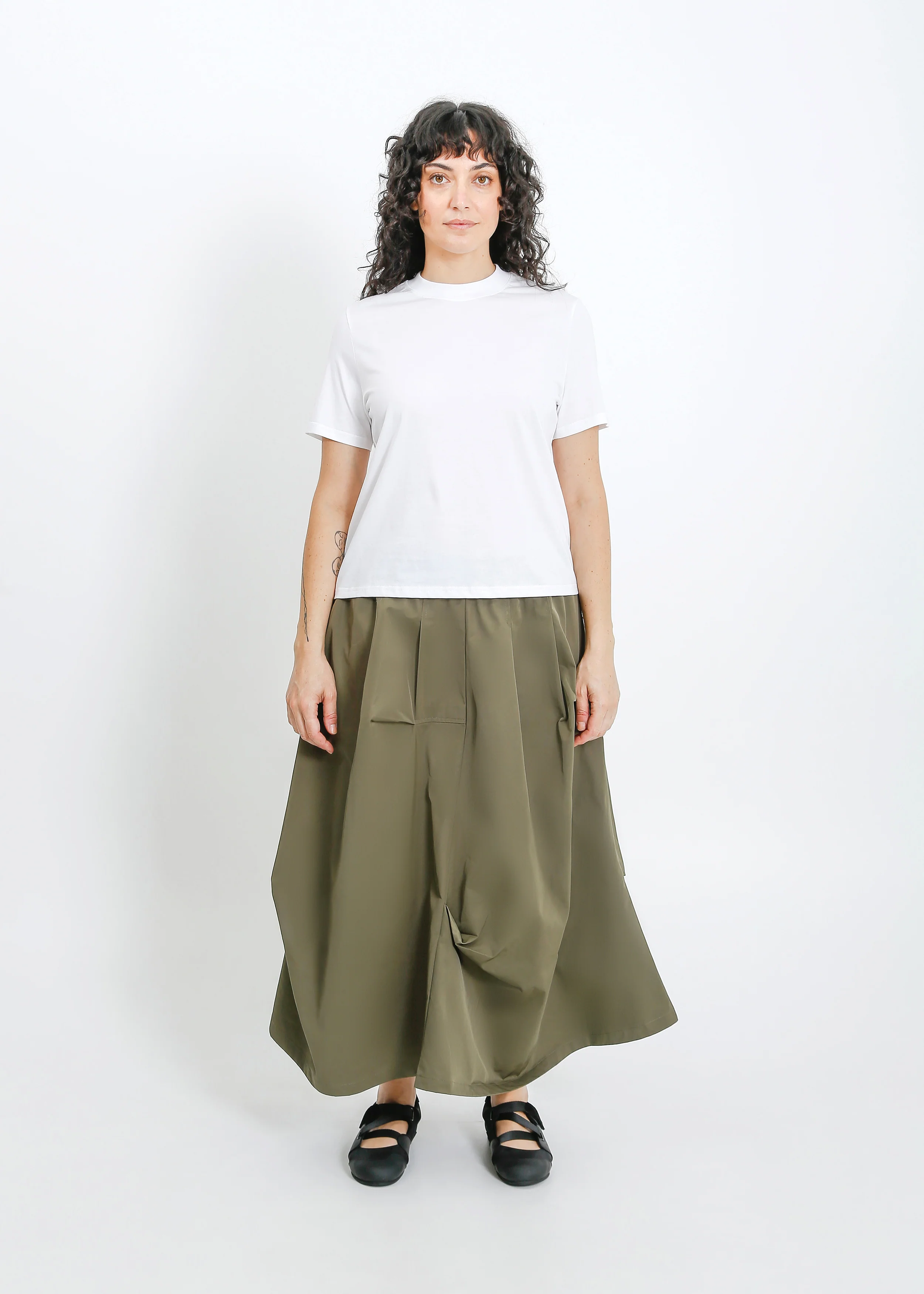 Nora Skirt / Khaki - Image 6