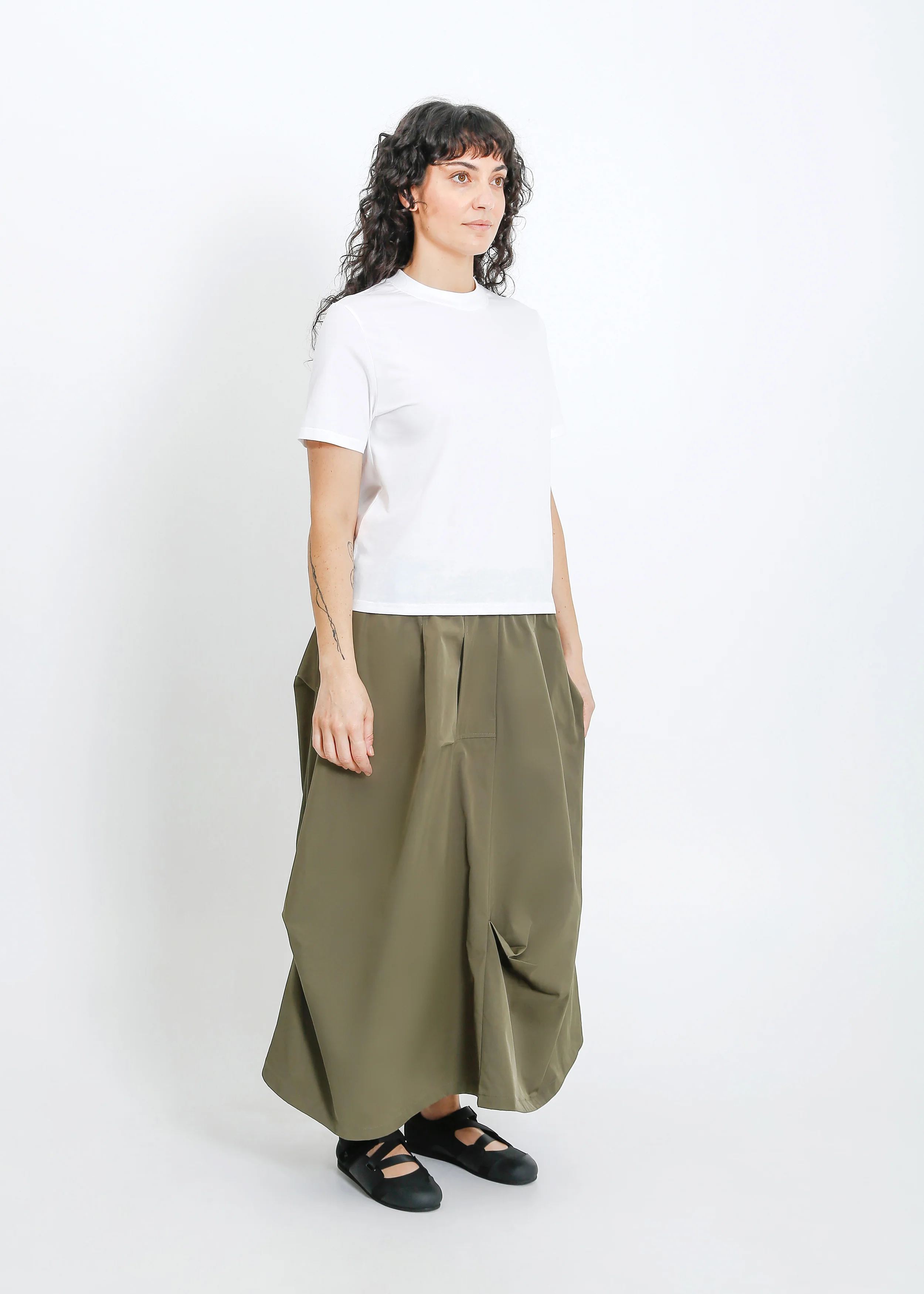 Nora Skirt / Khaki - Image 7